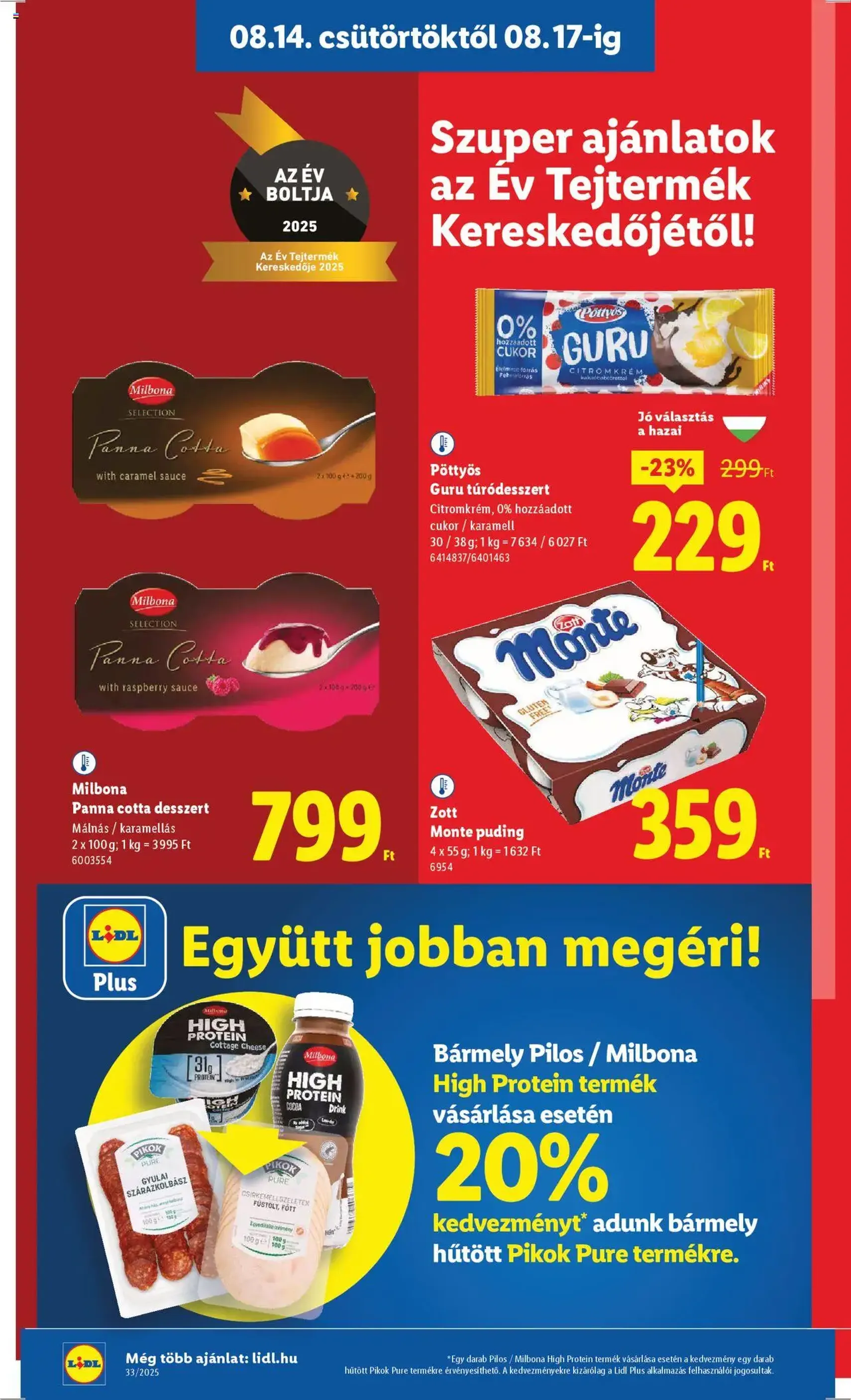Lidl Akciós újság - 2025.08.14. érvényes szórólap 8 oldal 64 oldalból