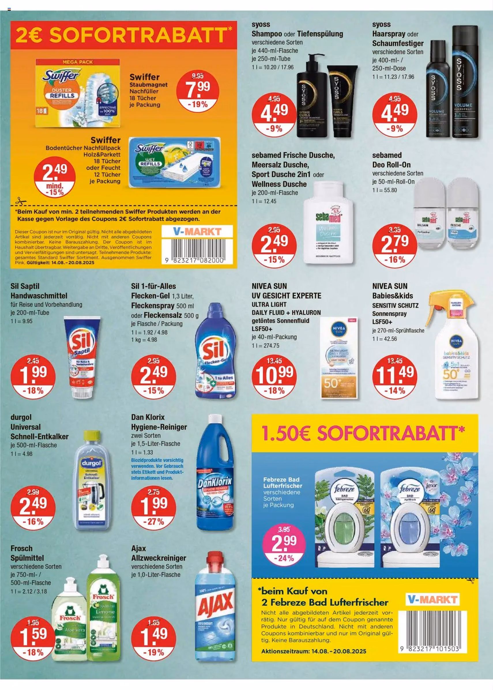 V-Markt - Hallertau/Oberpfalz - Gültiger Prospekt ab 14.08.2025, Seite 14 von insgesamt 26