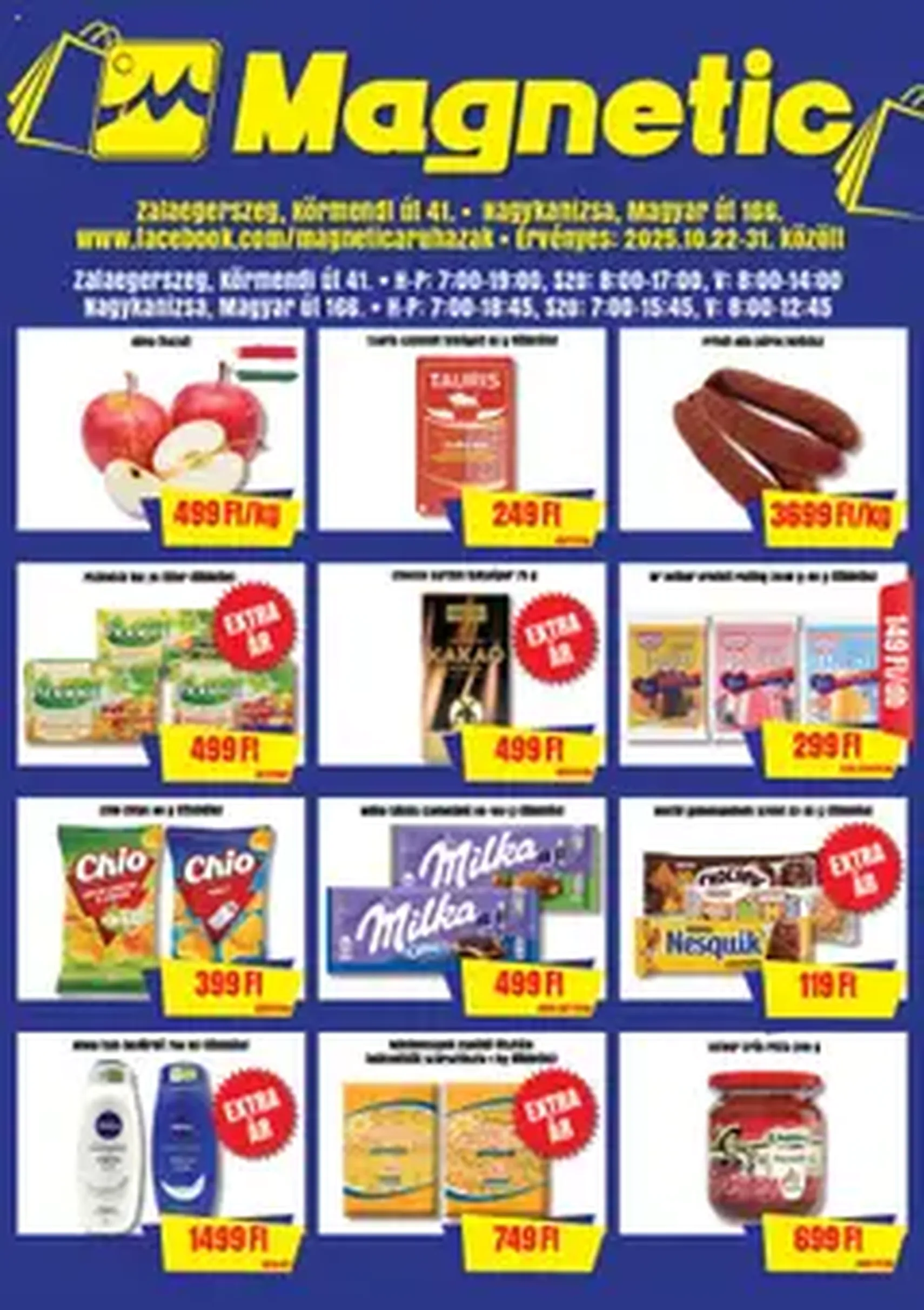 Magnetic Akciós újság - 2025.10.22. érvényes szórólap 1 oldal 1 oldalból
