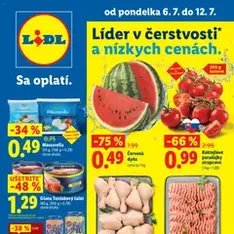 Lidl leták - náhľad letáku platný od 06.07.2026