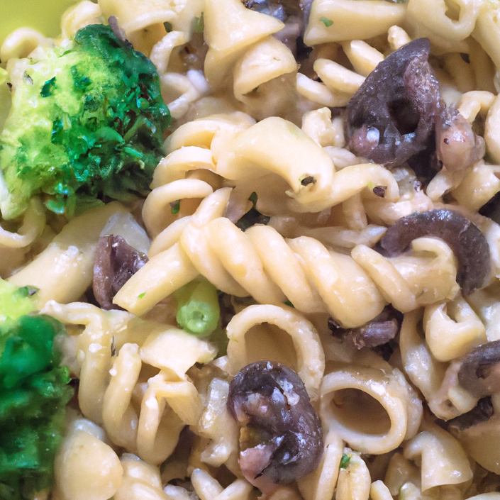 Pasta fredda con broccoli e acciughe