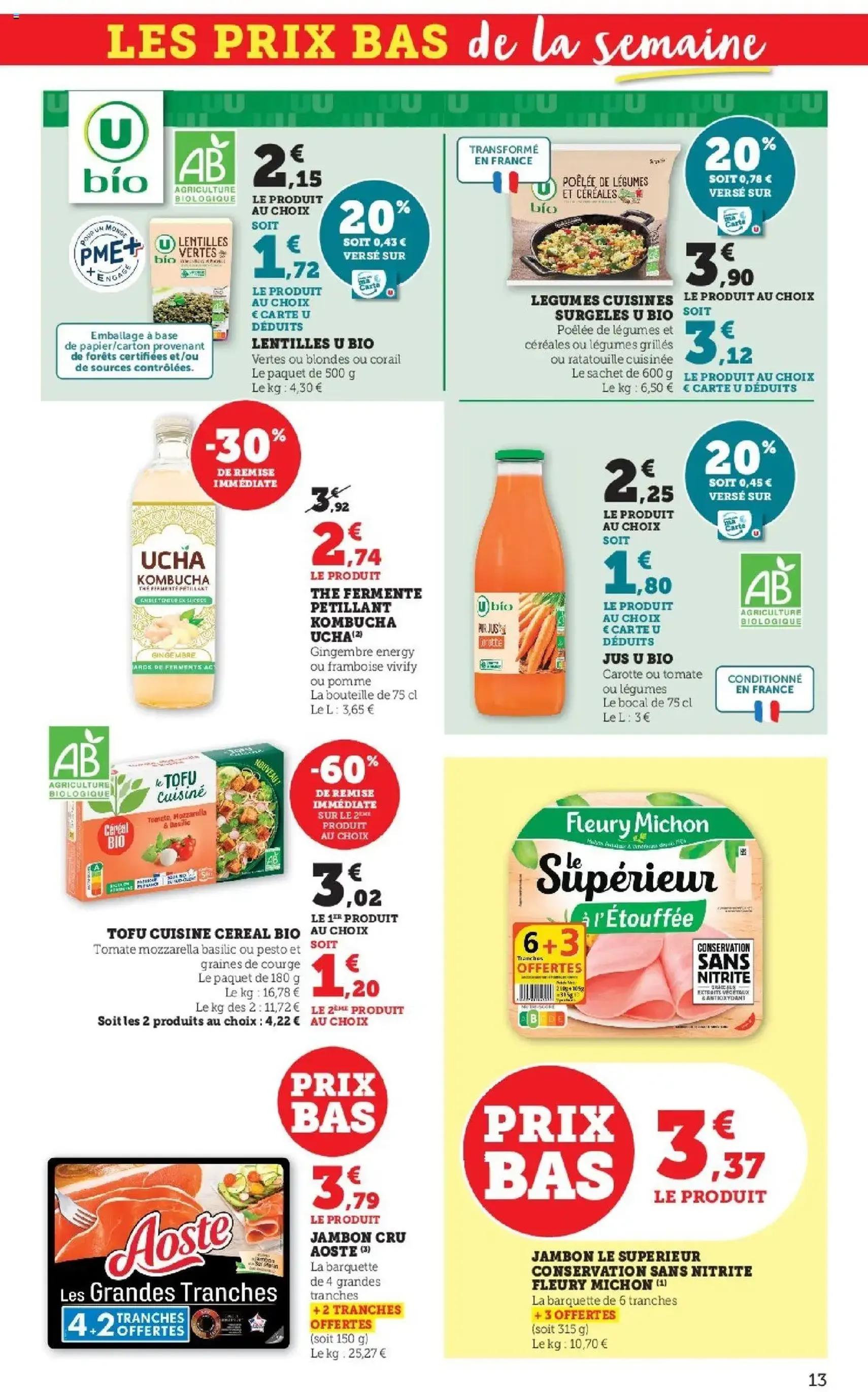 Hyper U catalogue - brochure valable à partir du 21/10/2025, page 13 sur 44 Hyper U catalogue - brochure valable à partir du 21/10/2025, page 13 sur 44