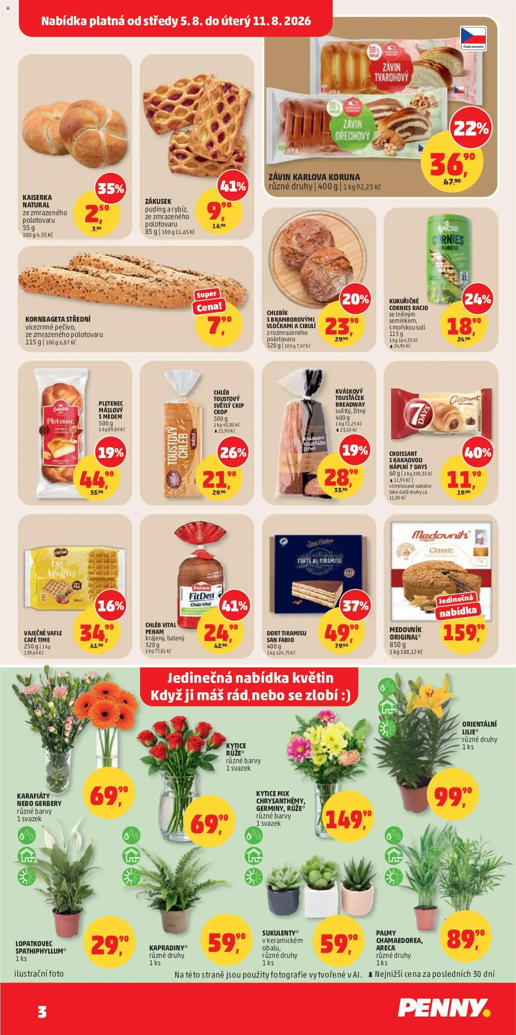 Penny Market leták - platný leták od 05.08.2026 strana 3 z 34