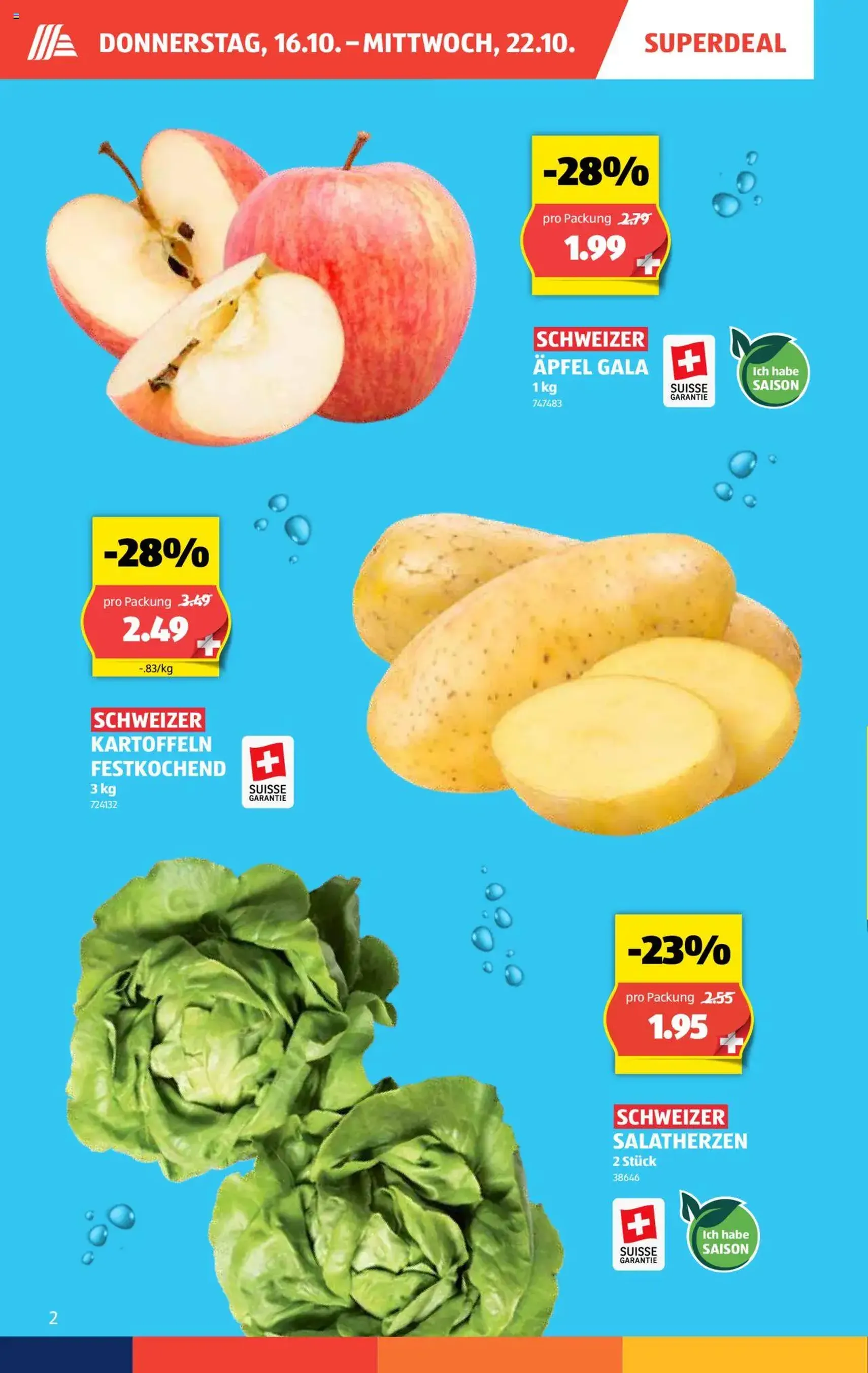Aldi Aktionen - Gültiger Prospekt ab 16.10.2025, Seite 3 von insgesamt 32 Aldi Aktionen - Gültiger Prospekt ab 16.10.2025, Seite 3 von insgesamt 32