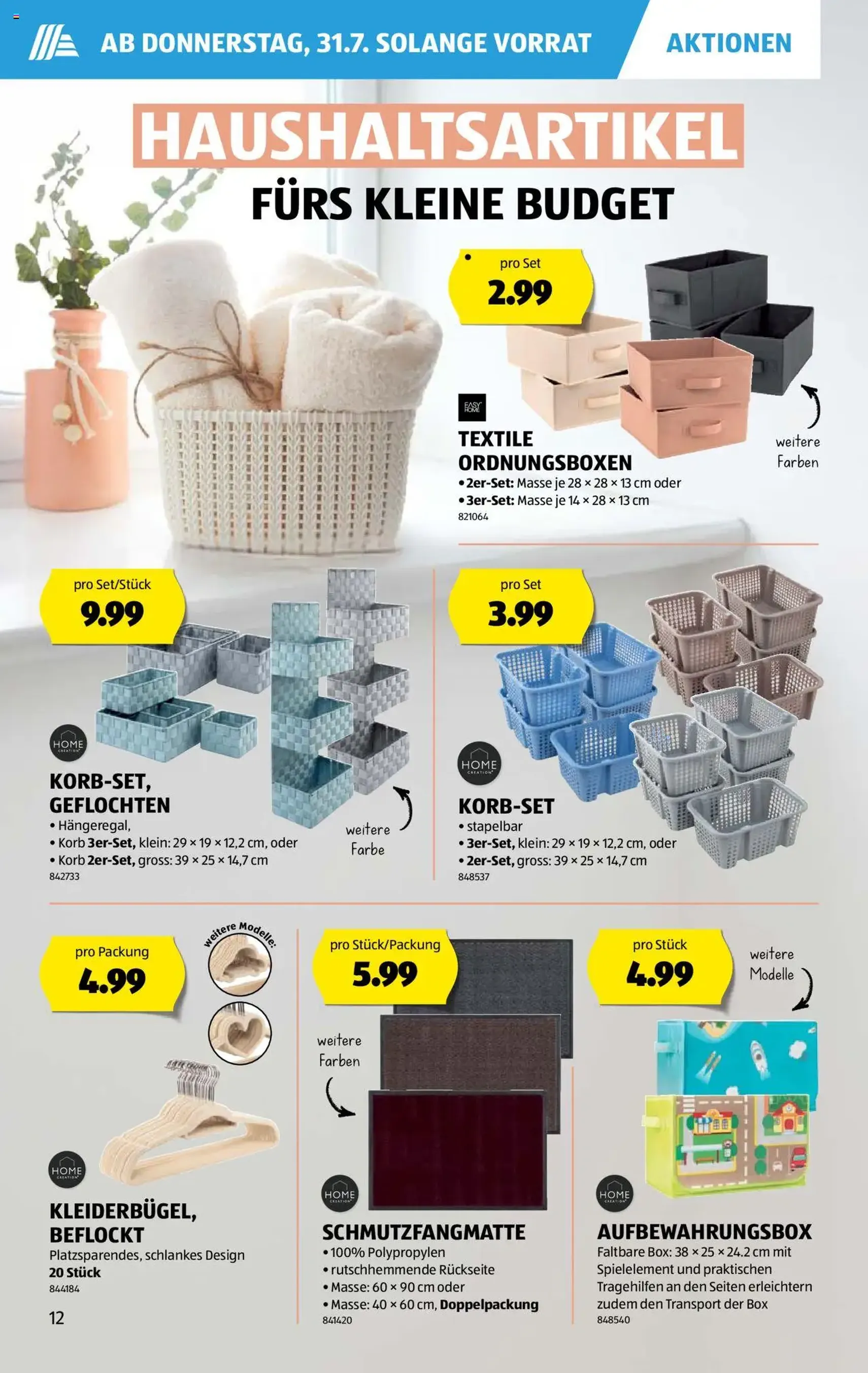 Aldi Aktionen - Gültiger Prospekt ab 31.07.2025, Seite 12 von insgesamt 35 Aldi Aktionen - Gültiger Prospekt ab 31.07.2025, Seite 12 von insgesamt 35