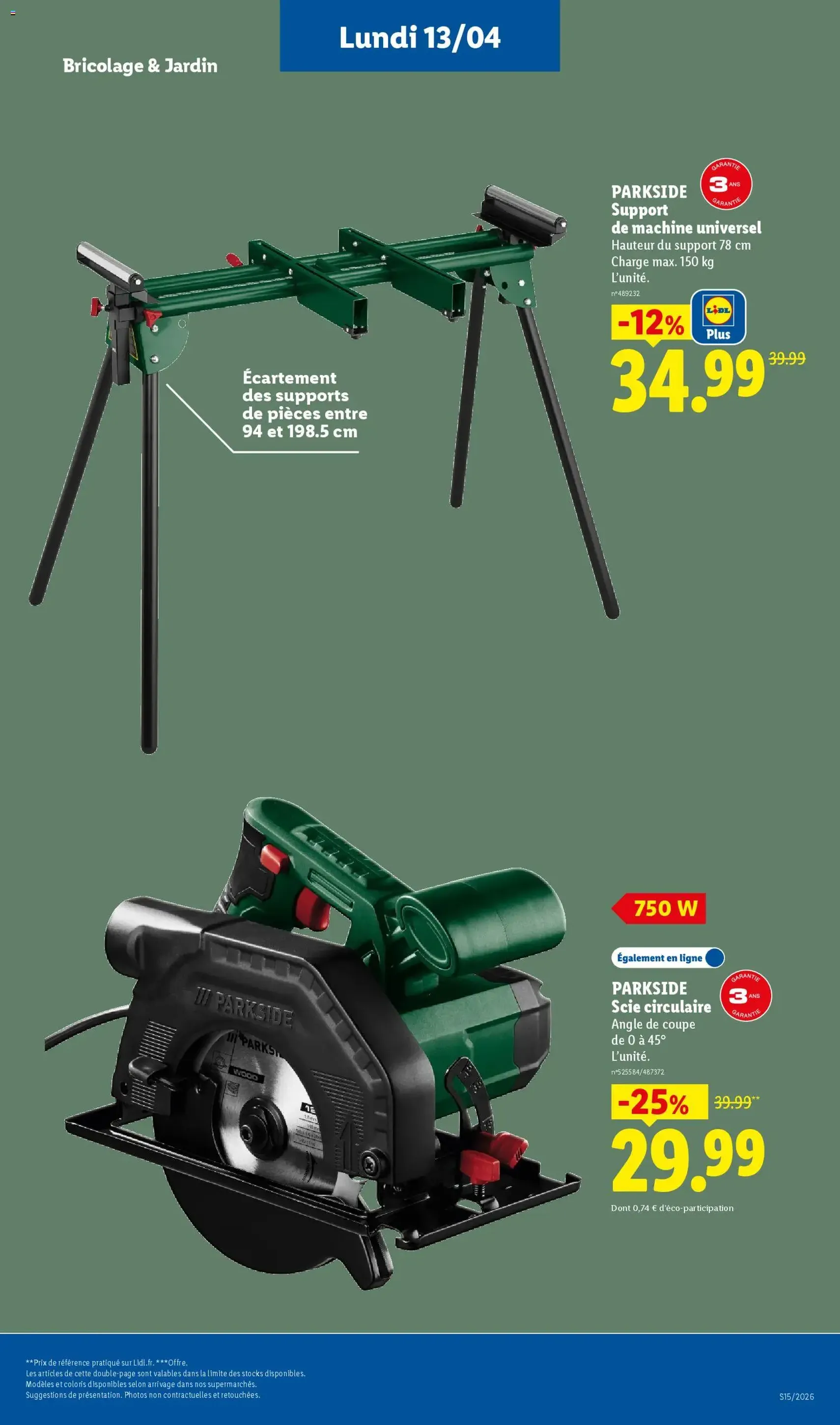 LIDL catalogue semaine 15 - brochure valable à partir du 09/04/2026, page 53 sur 75