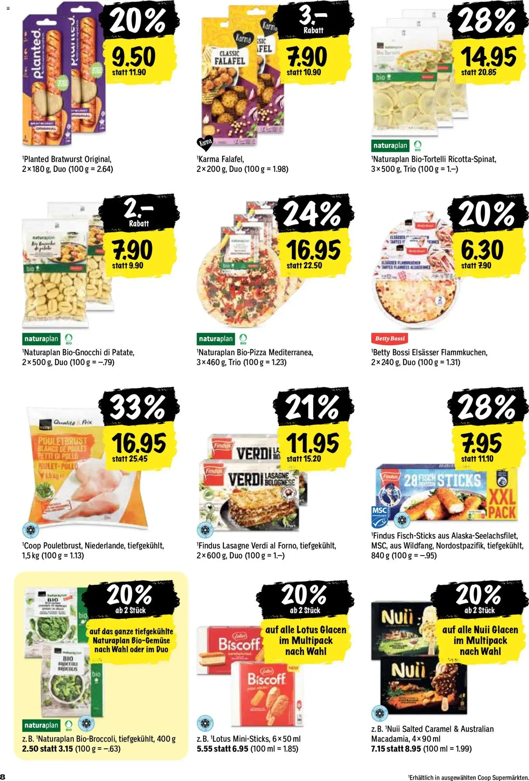 Coop aktionen - Gültiger Prospekt ab 02.07.2026, Seite 8 von insgesamt 24