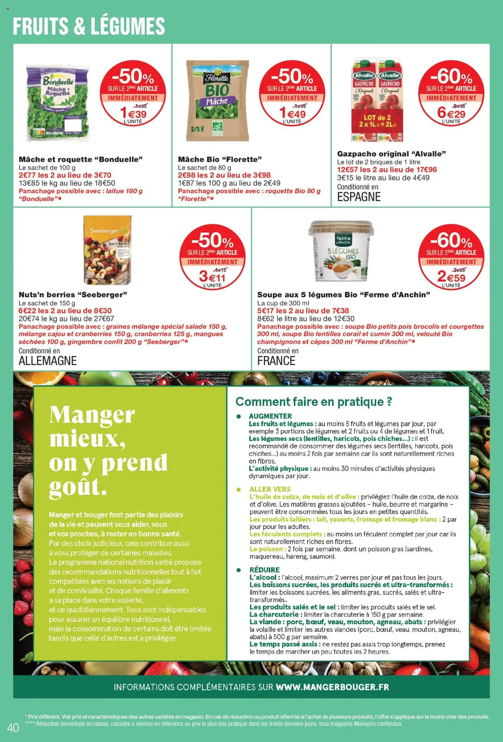 Monoprix catalogue - brochure valable à partir du 21/04/2026, page 40 sur 48