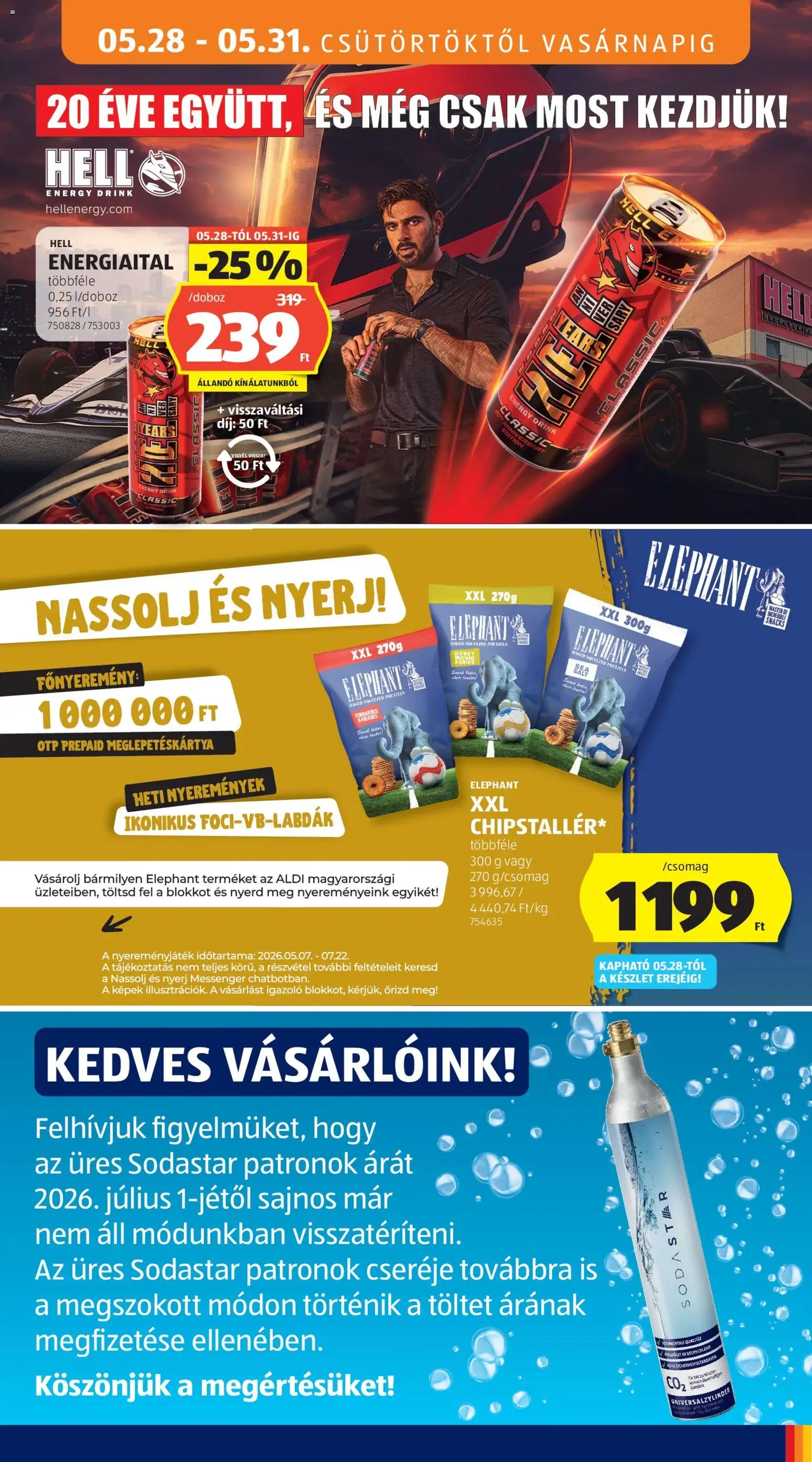 Aldi akciós újság - 2026.05.28. érvényes szórólap 19 oldal 60 oldalból