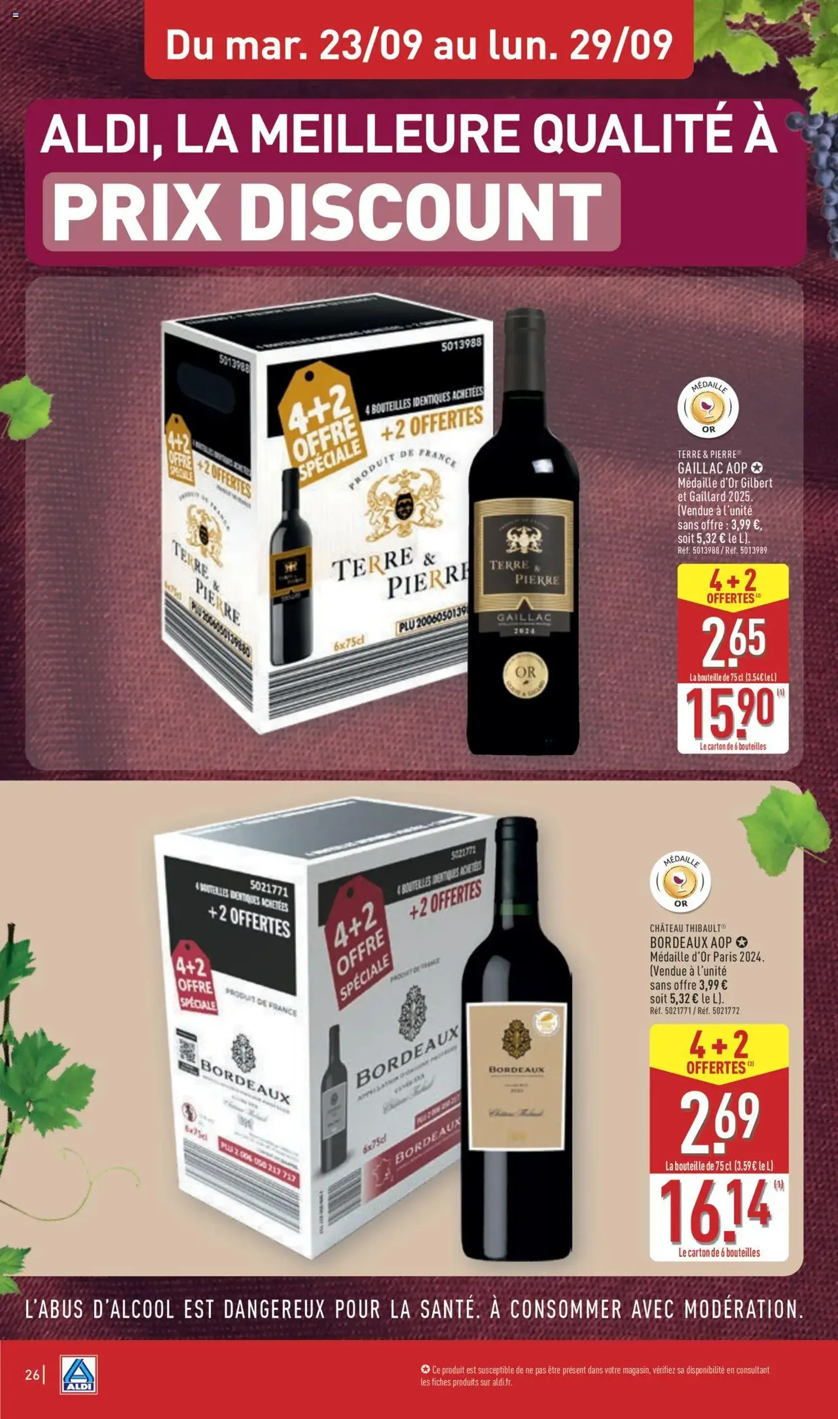 Aldi catalogue semaine 39 - brochure valable à partir du 23/09/2025, page 28 sur 57 Aldi catalogue semaine 39 - brochure valable à partir du 23/09/2025, page 28 sur 57