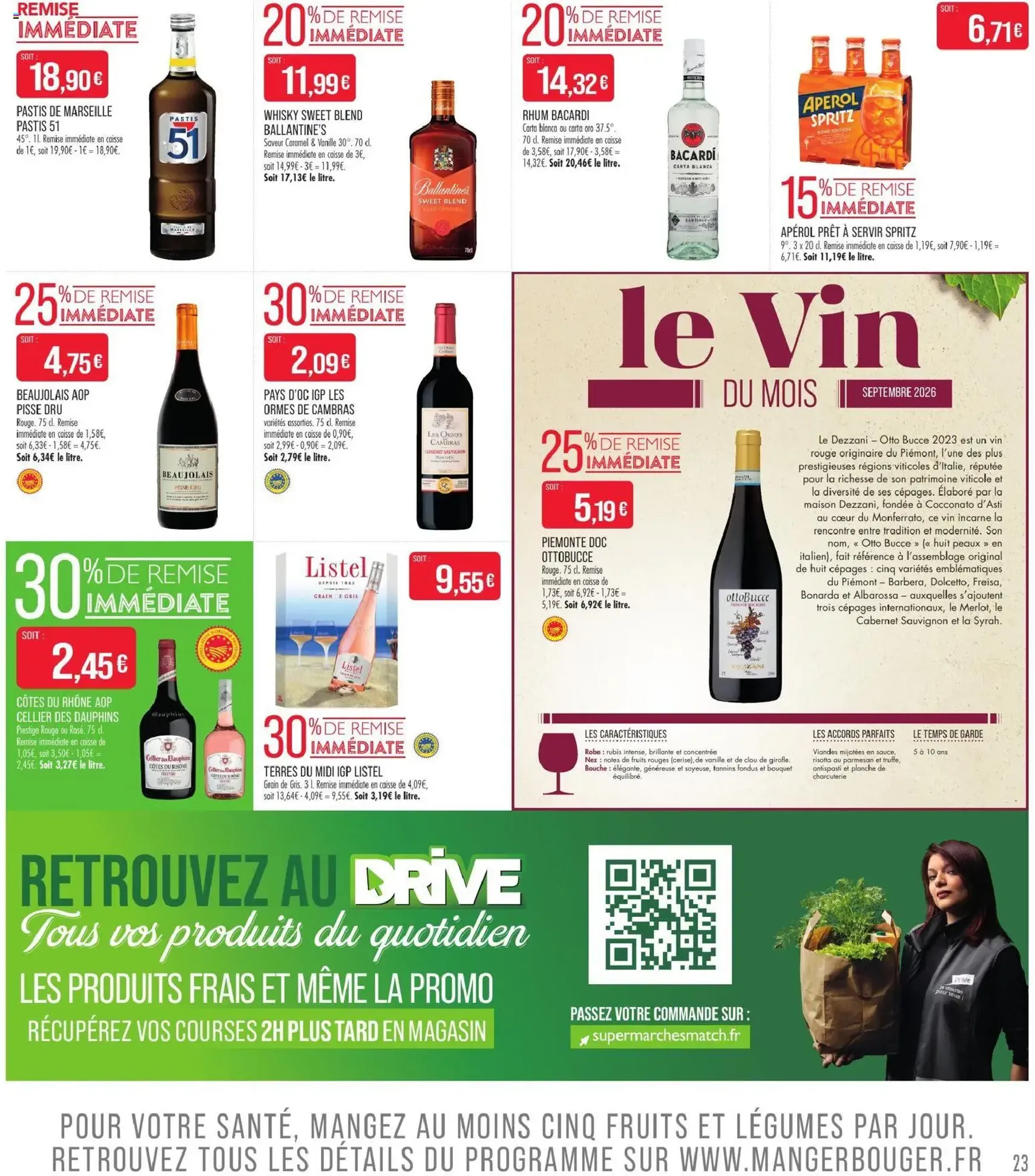 Match Supermarché catalogue - brochure valable à partir du 25/08/2026, page 23 sur 26