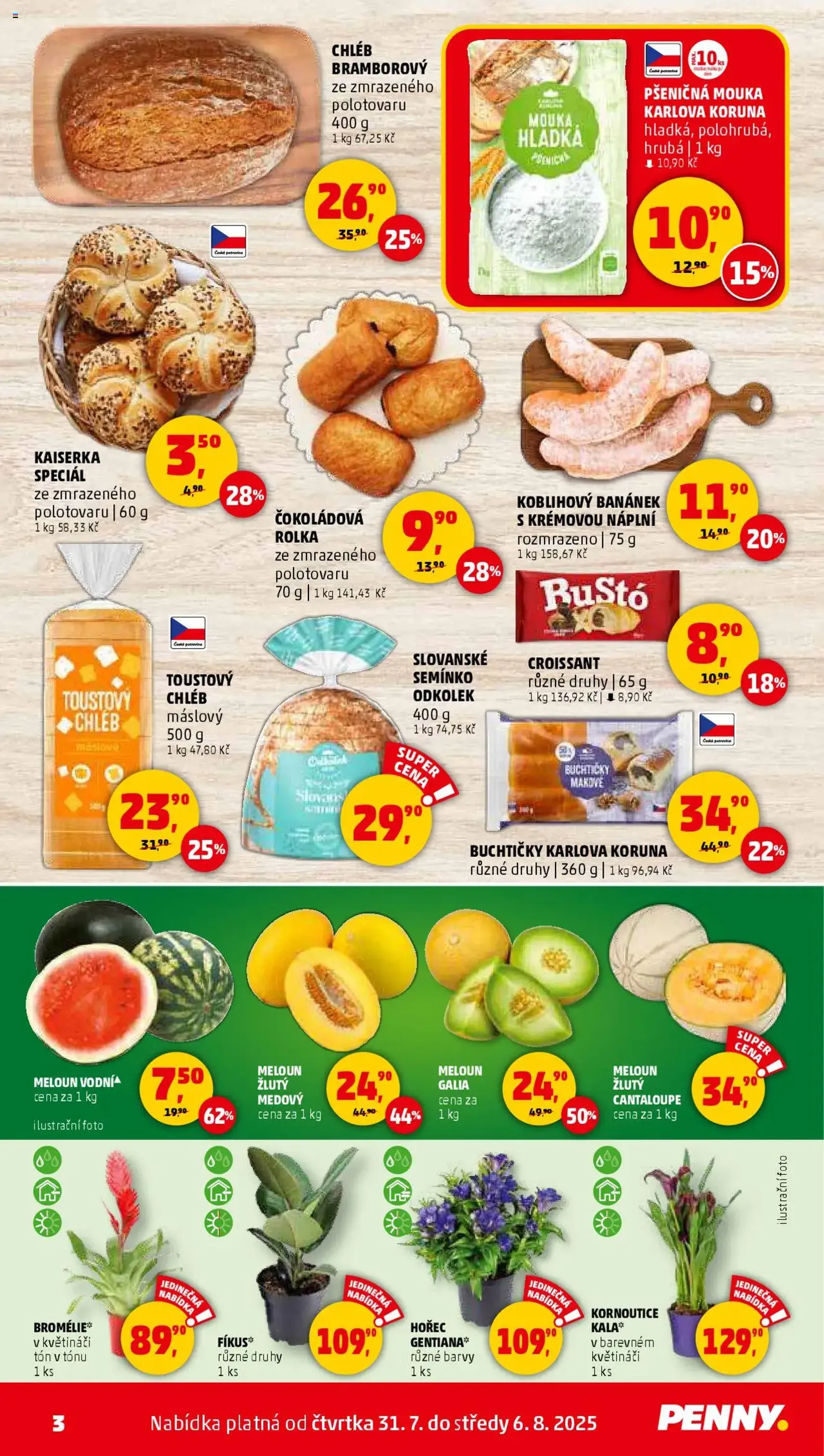 Penny Market leták - Čtvrtečník - platný leták od 31.07.2025 strana 3 z 33 Penny Market leták - Čtvrtečník - platný leták od 31.07.2025 strana 3 z 33