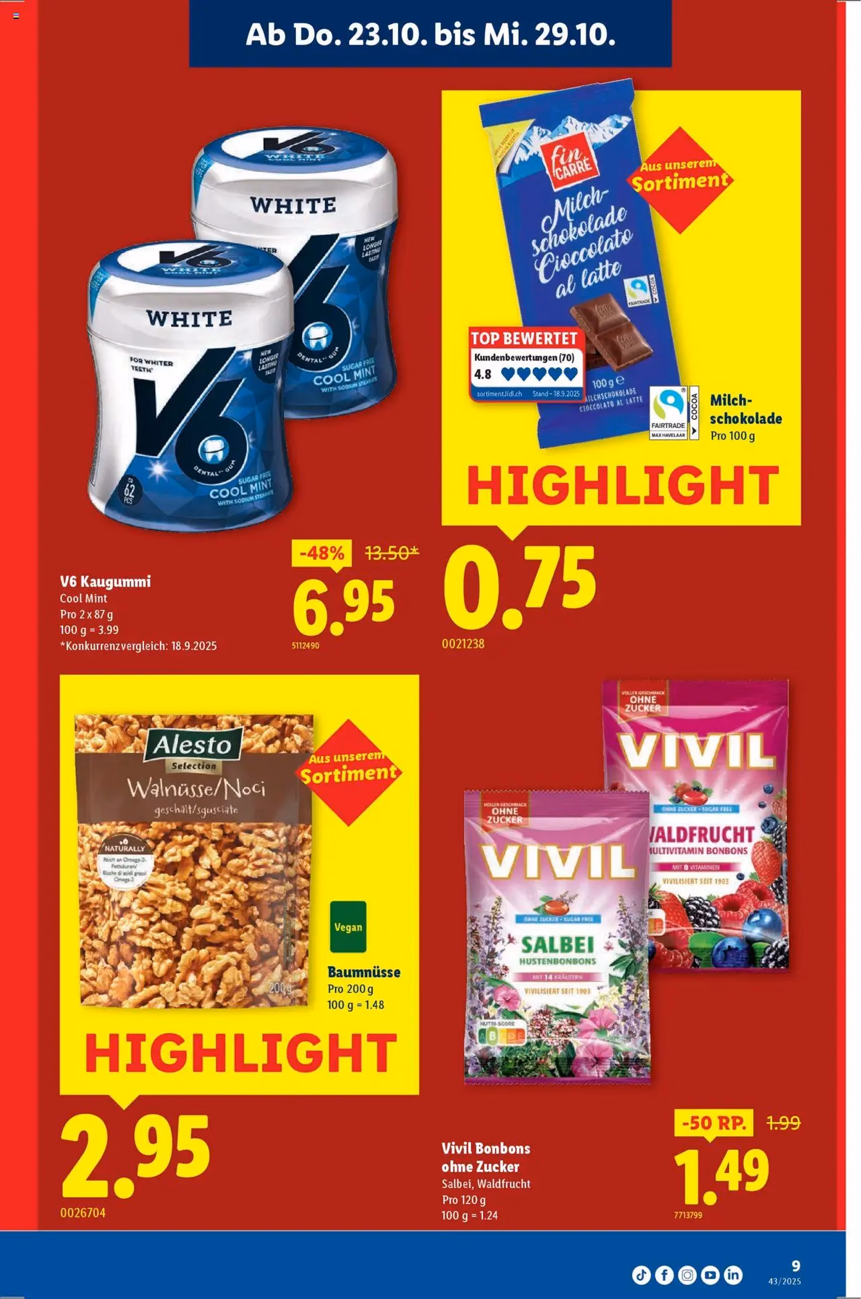 Lidl Aktionen - Gültiger Prospekt ab 23.10.2025, Seite 9 von insgesamt 32