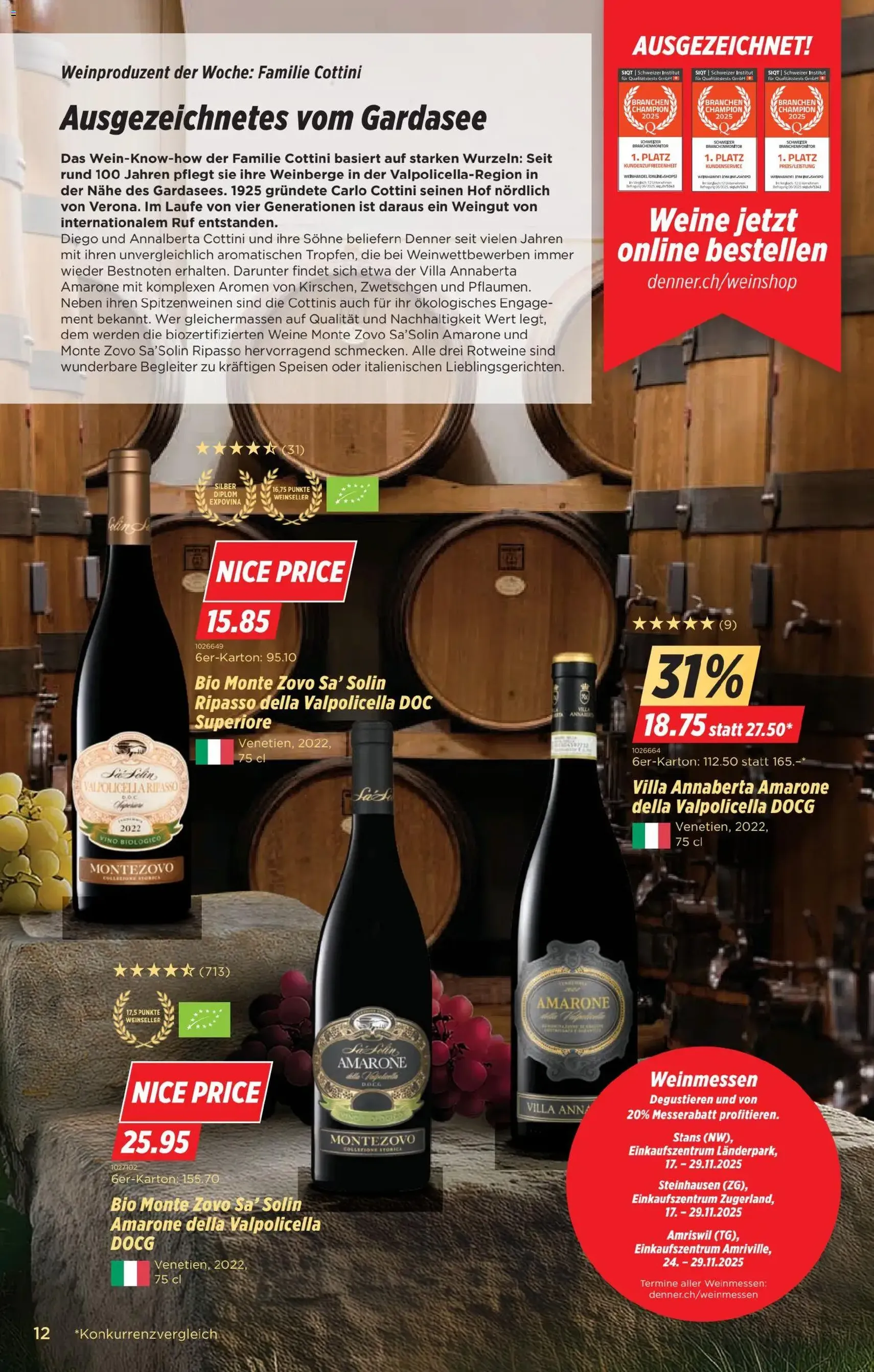 Denner Aktionen - Gültiger Prospekt ab 25.11.2025, Seite 12 von insgesamt 24