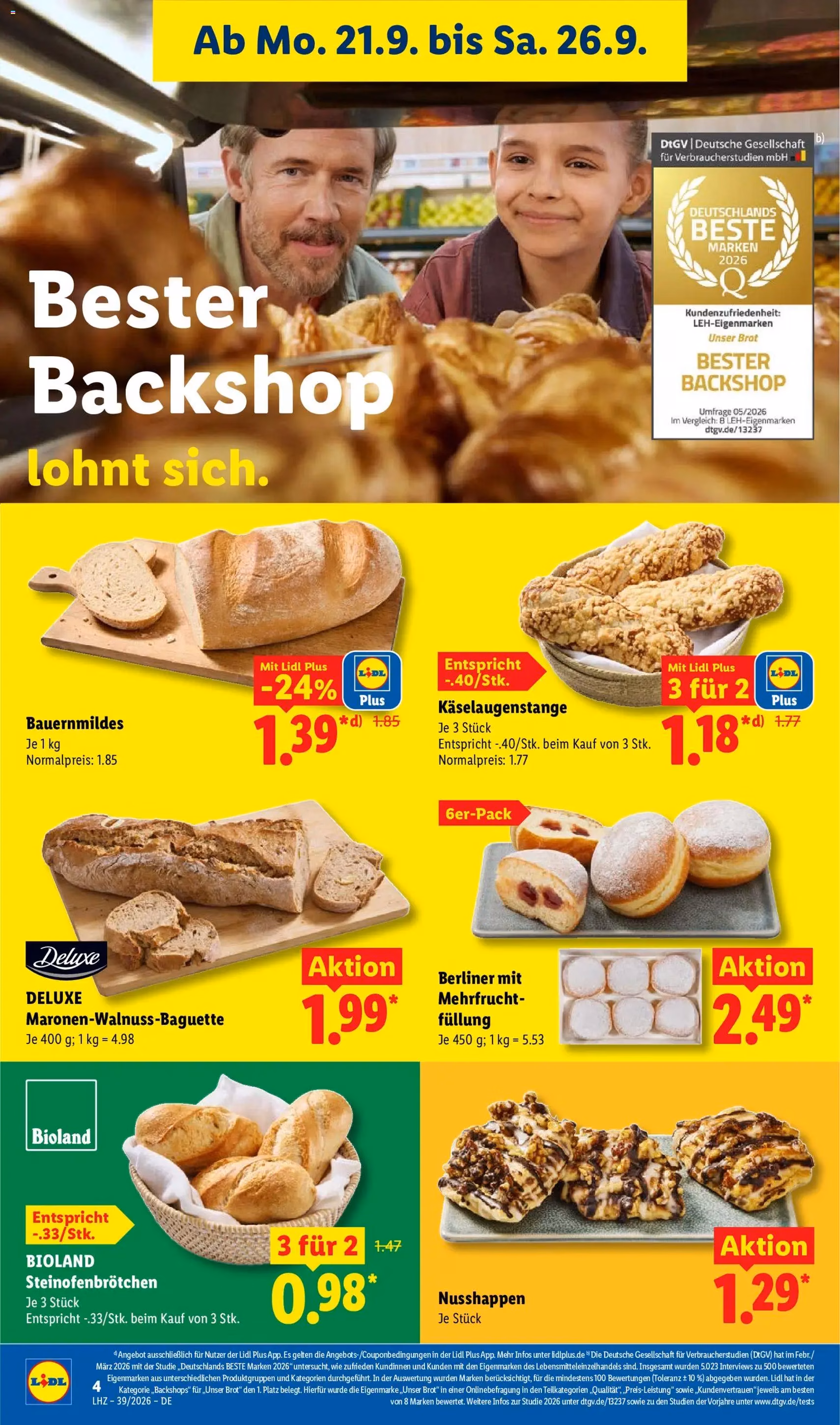 Lidl Prospekt - Gültiger Prospekt ab 21.09.2026, Seite 10 von insgesamt 65
