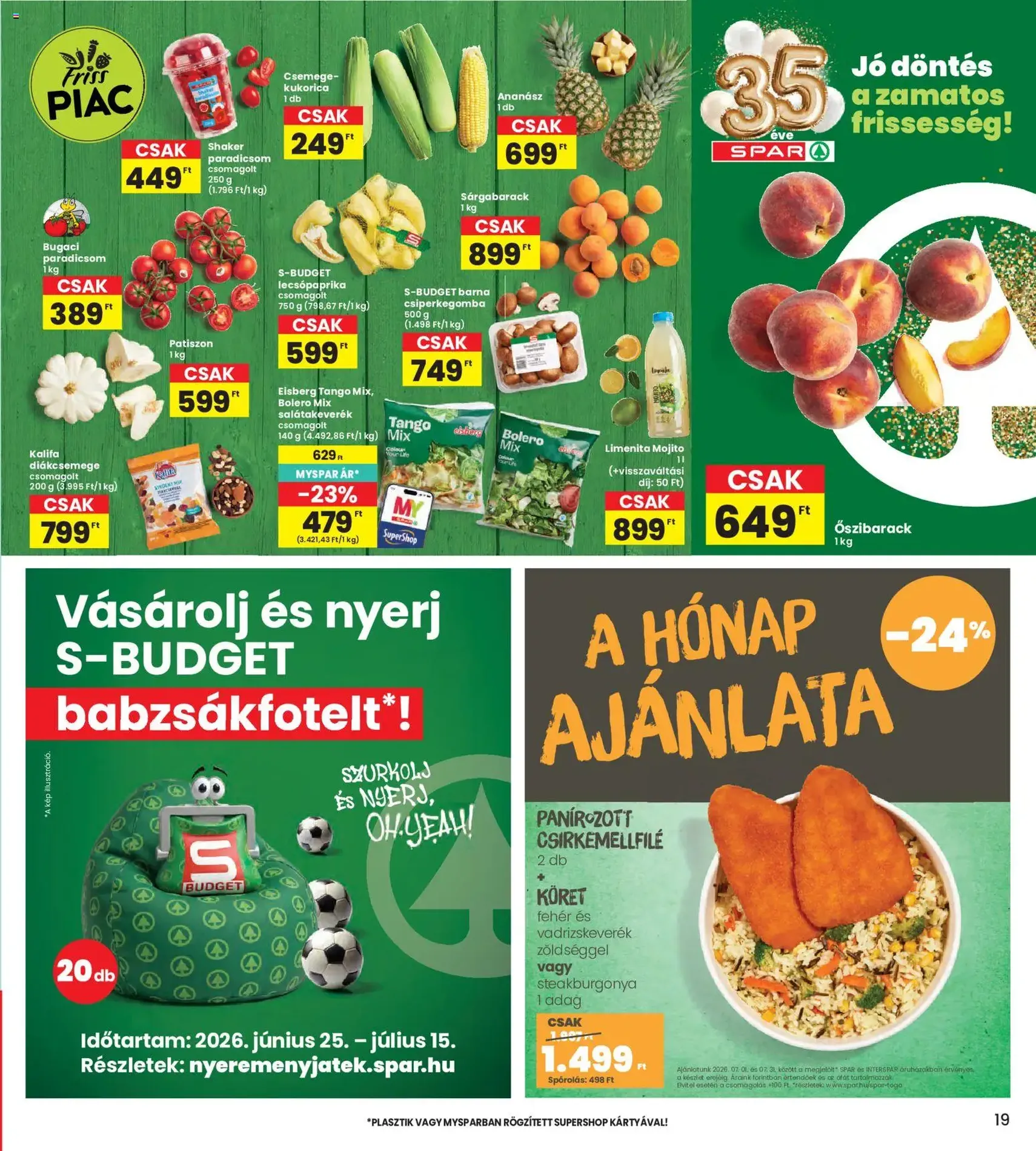 Interspar akciós újság - 2026.07.02. érvényes szórólap 19 oldal 20 oldalból