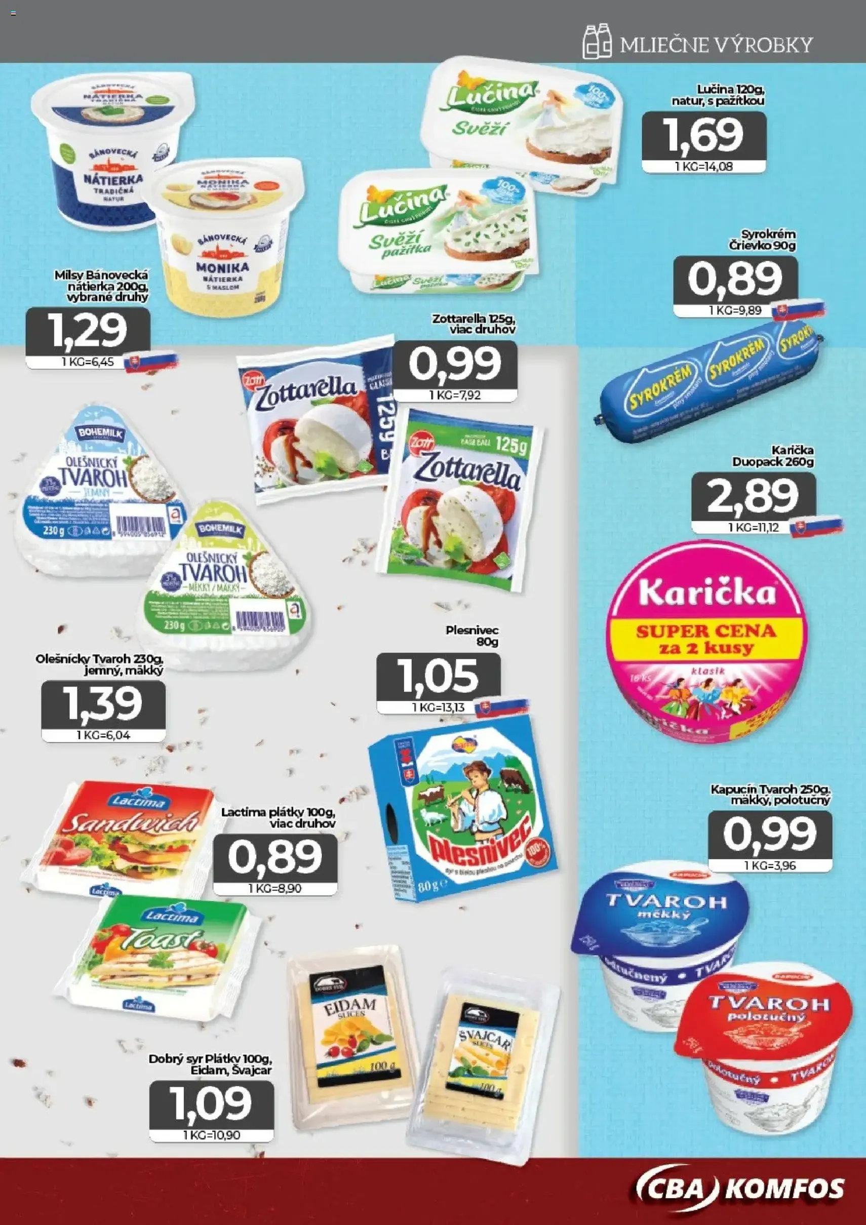 CBA Komfos leták - platný leták od 19.06.2026 strana 5 z 16