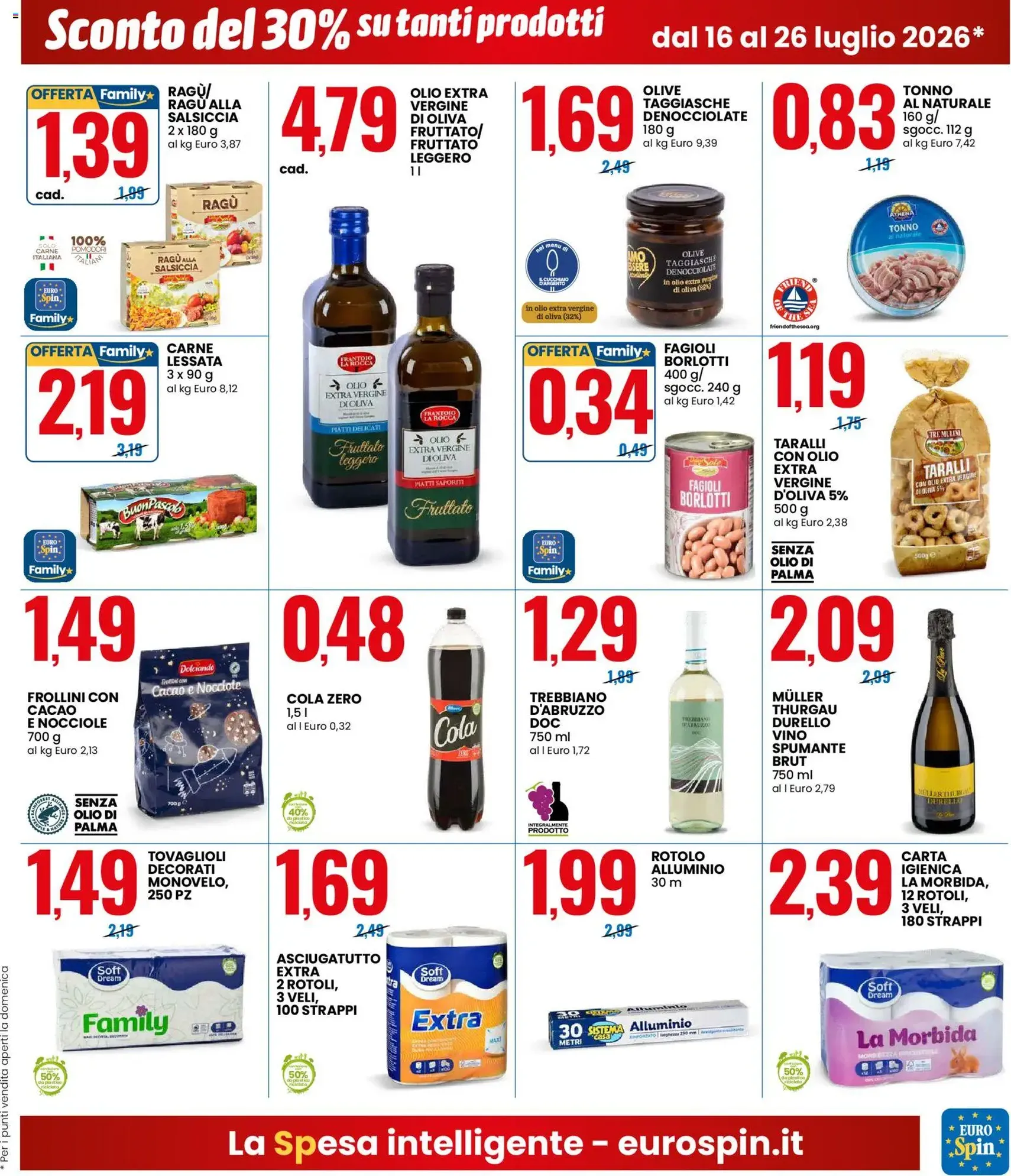 Eurospin volantino - volantino valido dal 16/07/2026 pagina 3 di 18