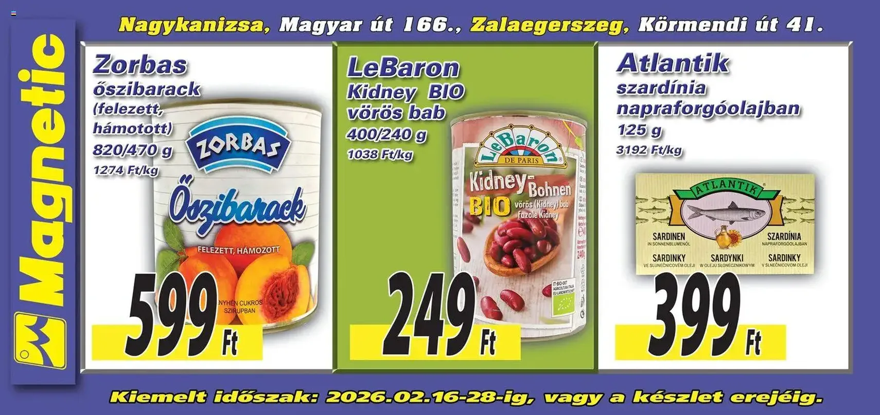 Magnetic - Óriásplakátok - 2026.02.16. érvényes szórólap 6 oldal 6 oldalból