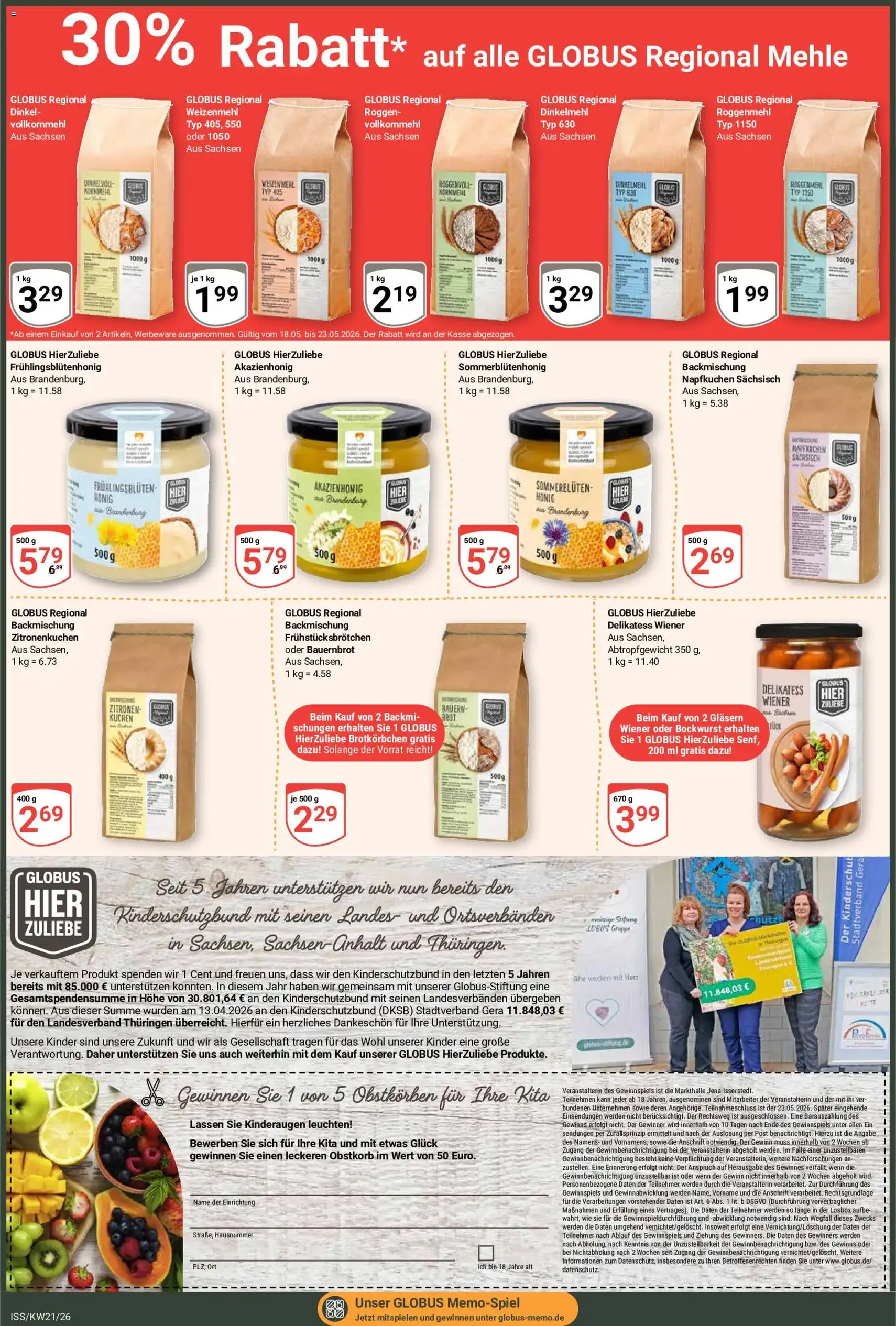 Globus Prospekt - Gültiger Prospekt ab 18.05.2026, Seite 2 von insgesamt 34