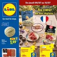 LIDL catalogue - Prévisualisation du catalogue valable à partir du 09/07/2026