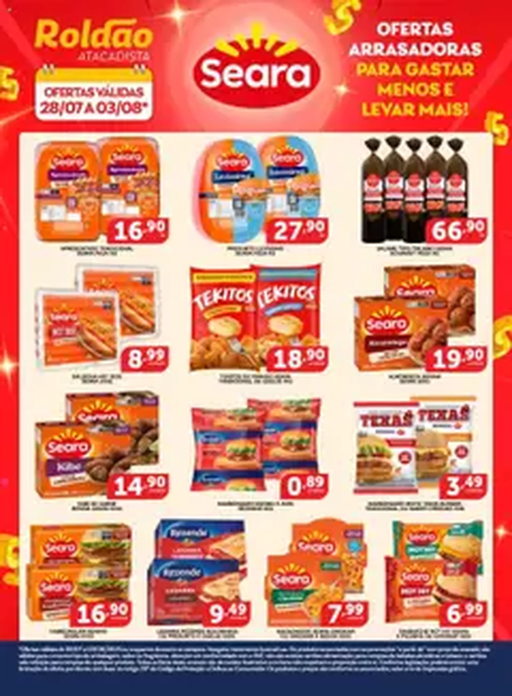 Roldão - Ofertas Seara - folheto válido a partir de 28/07/2025 página 1 de 1