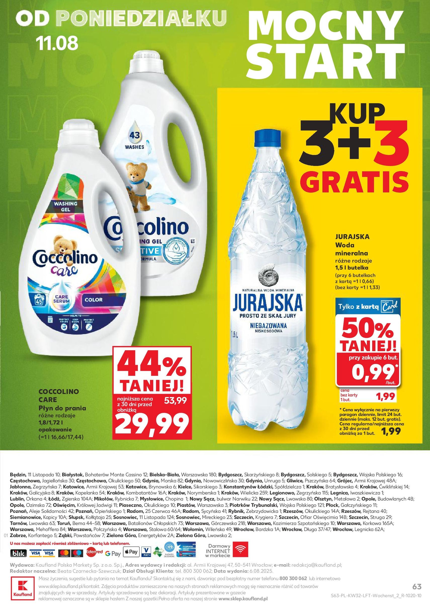 Kaufland gazetka - ważny gazetka od 07.08.2025 strona 63 z 65 Kaufland gazetka - ważny gazetka od 07.08.2025 strona 63 z 65