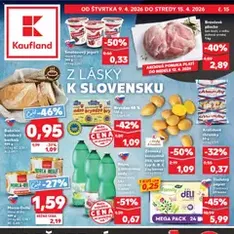 Kaufland leták - náhľad letáku platný od 09.04.2026
