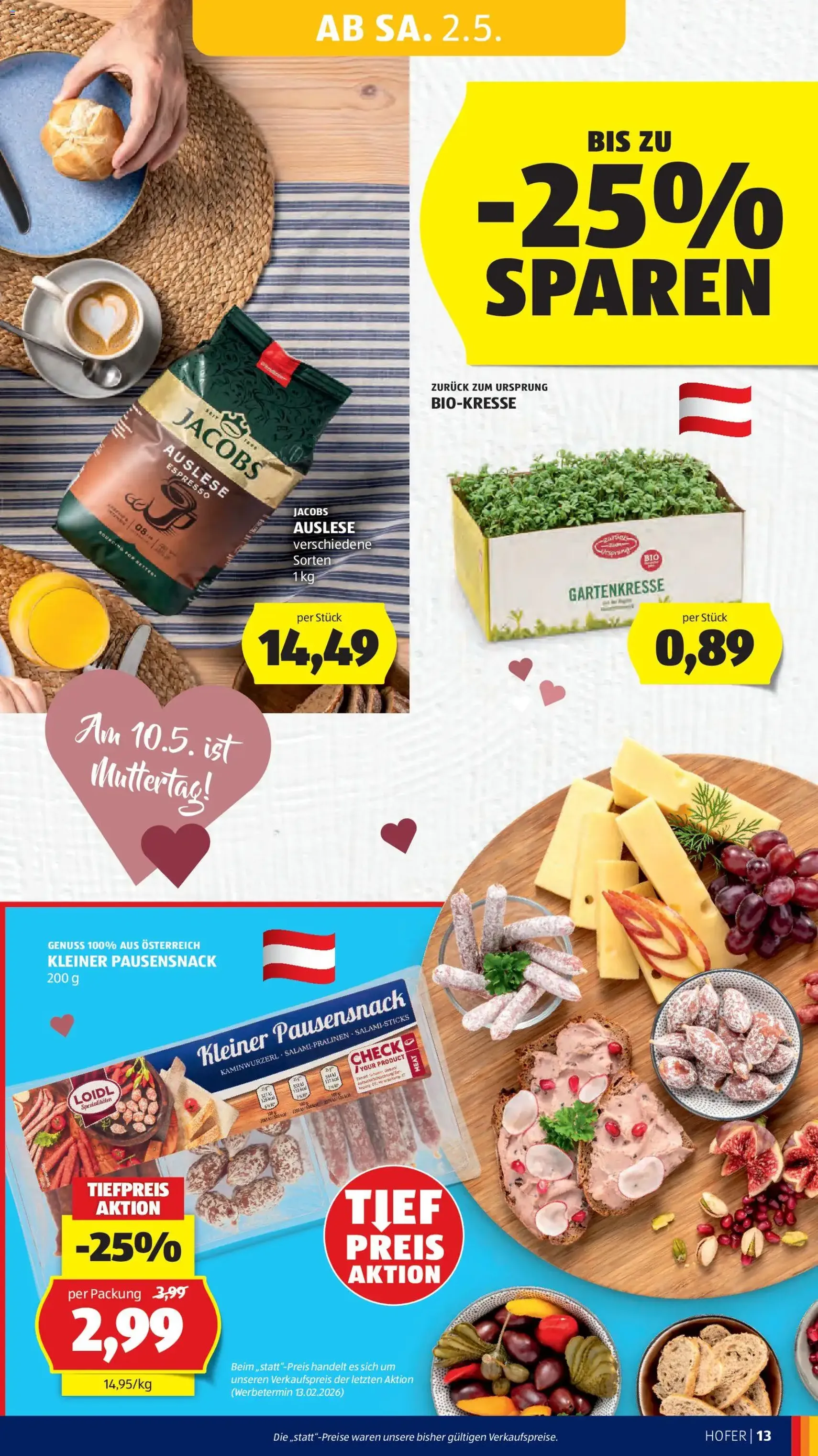 Hofer Flugblatt - Gültiger Prospekt ab 29.04.2026, Seite 17 von insgesamt 47