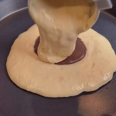 Pancakes alla nutella - procedimento 1