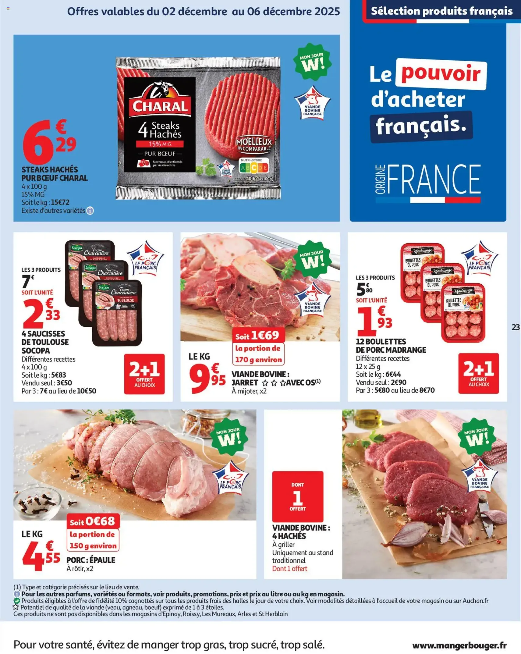 Auchan prospectus - brochure valable à partir du 02/12/2025, page 23 sur 62