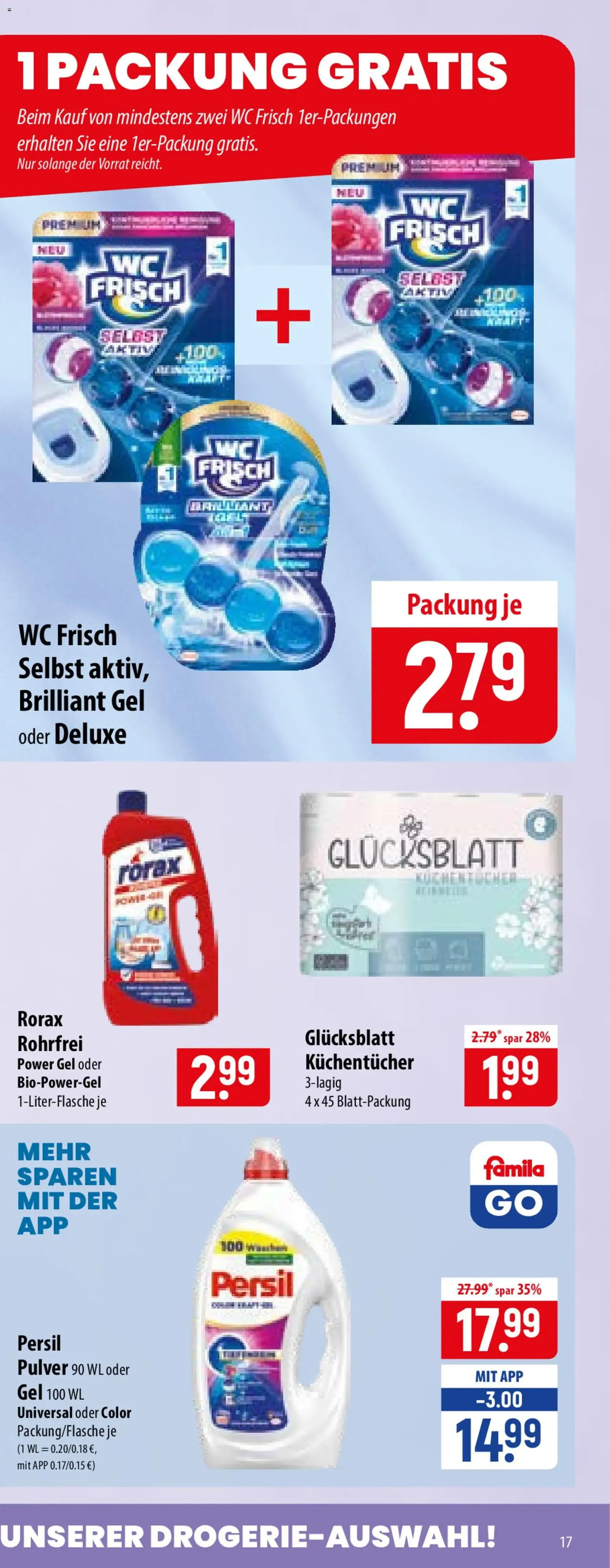 Famila Prospekt - Gültiger Prospekt ab 13.07.2026, Seite 33 von insgesamt 46