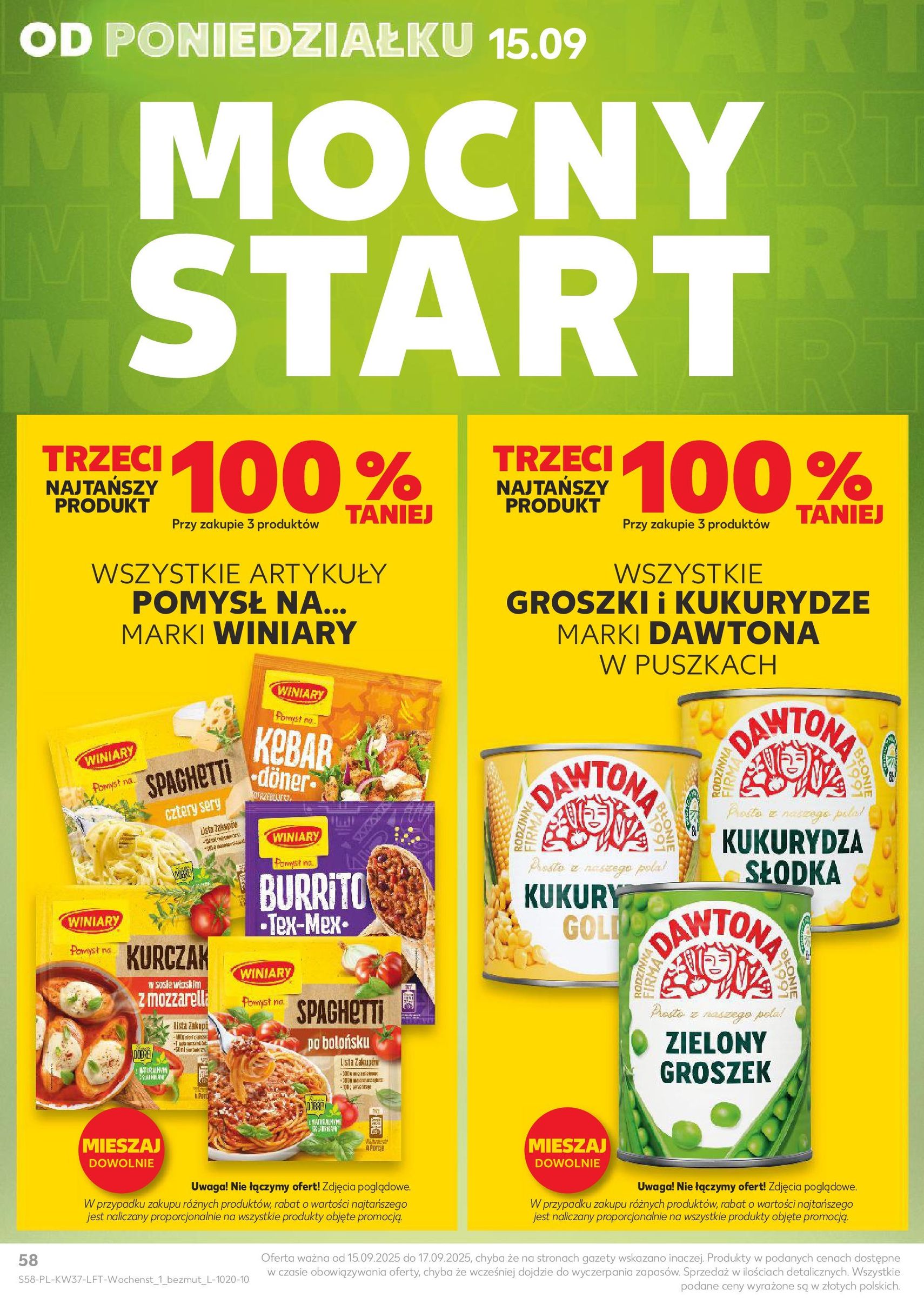 Kaufland gazetka - ważny gazetka od 11.09.2025 strona 58 z 61 Kaufland gazetka - ważny gazetka od 11.09.2025 strona 58 z 61
