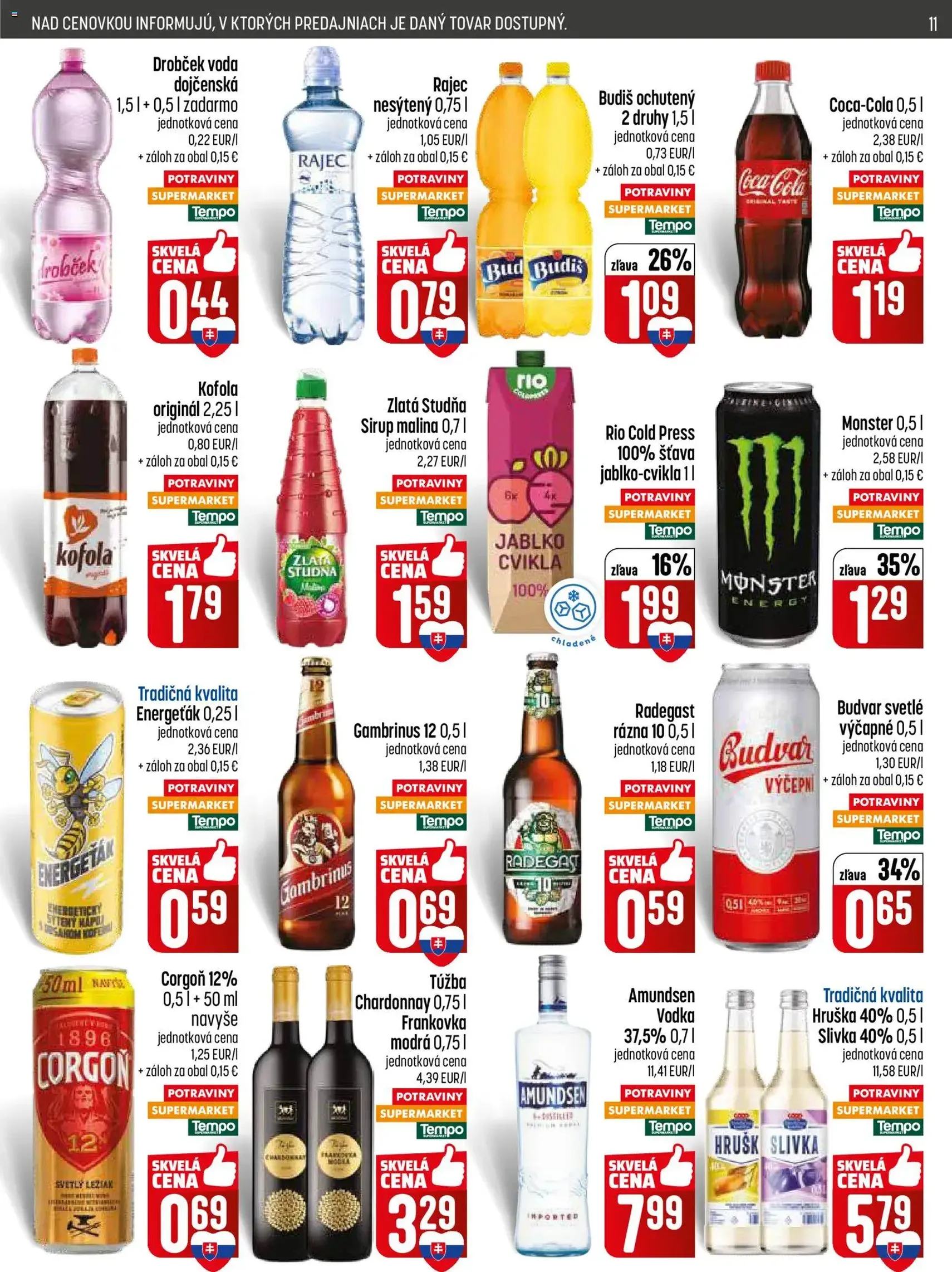 COOP Jednota leták - platný leták od 09.04.2026 strana 11 z 28