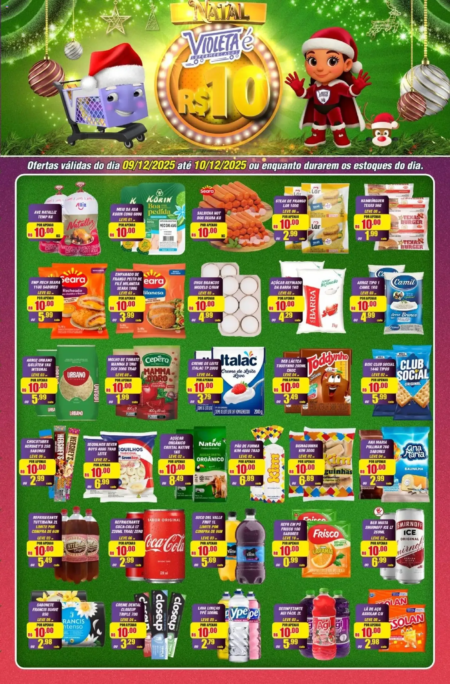 Violeta Supermercados - Ofertas da semana - folheto válido a partir de 09/12/2025 página 1 de 4