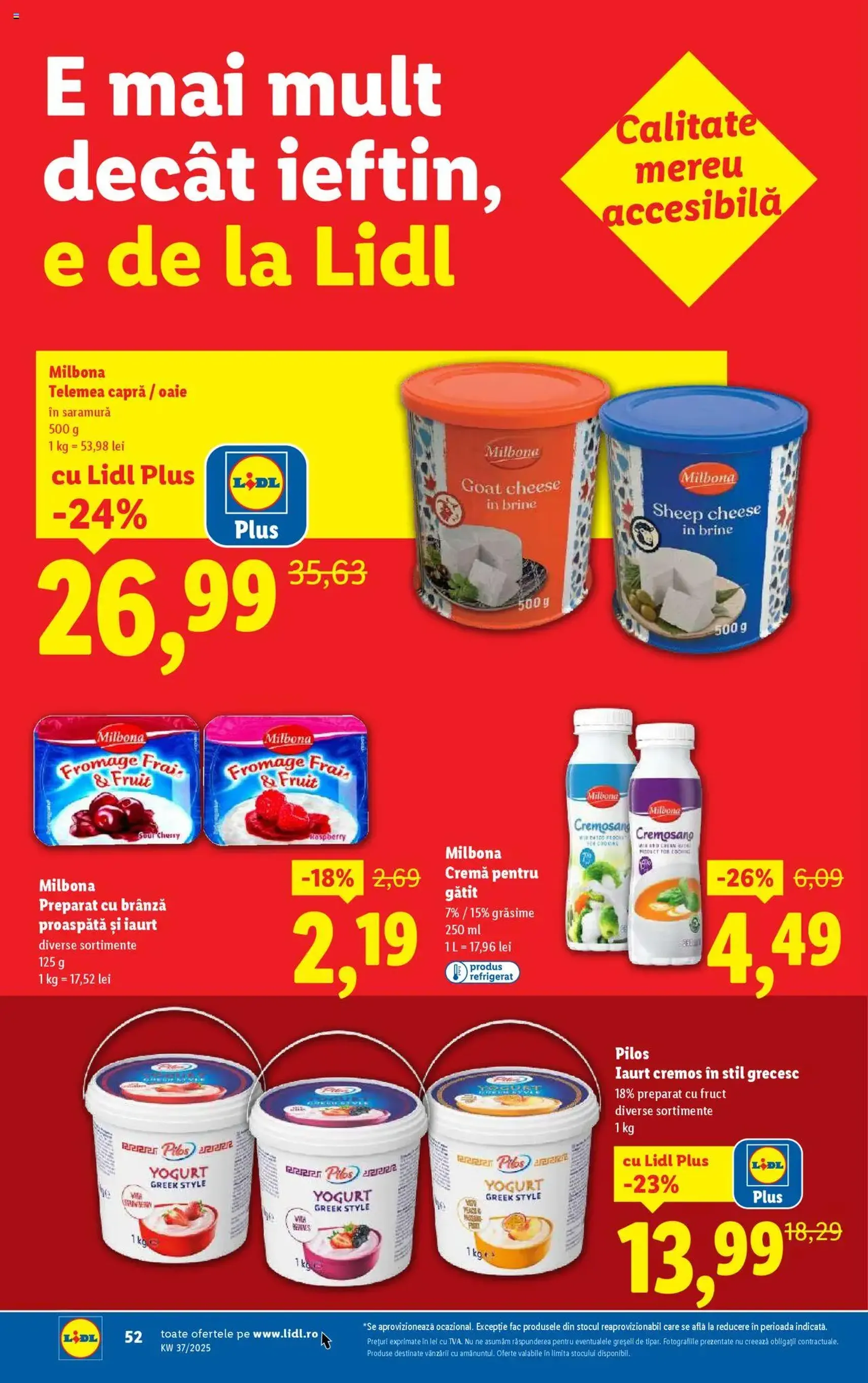 Catalog Lidl - cataloage valabile începând cu 08.09.2025 pagina 52 din 68 Catalog Lidl - cataloage valabile începând cu 08.09.2025 pagina 52 din 68