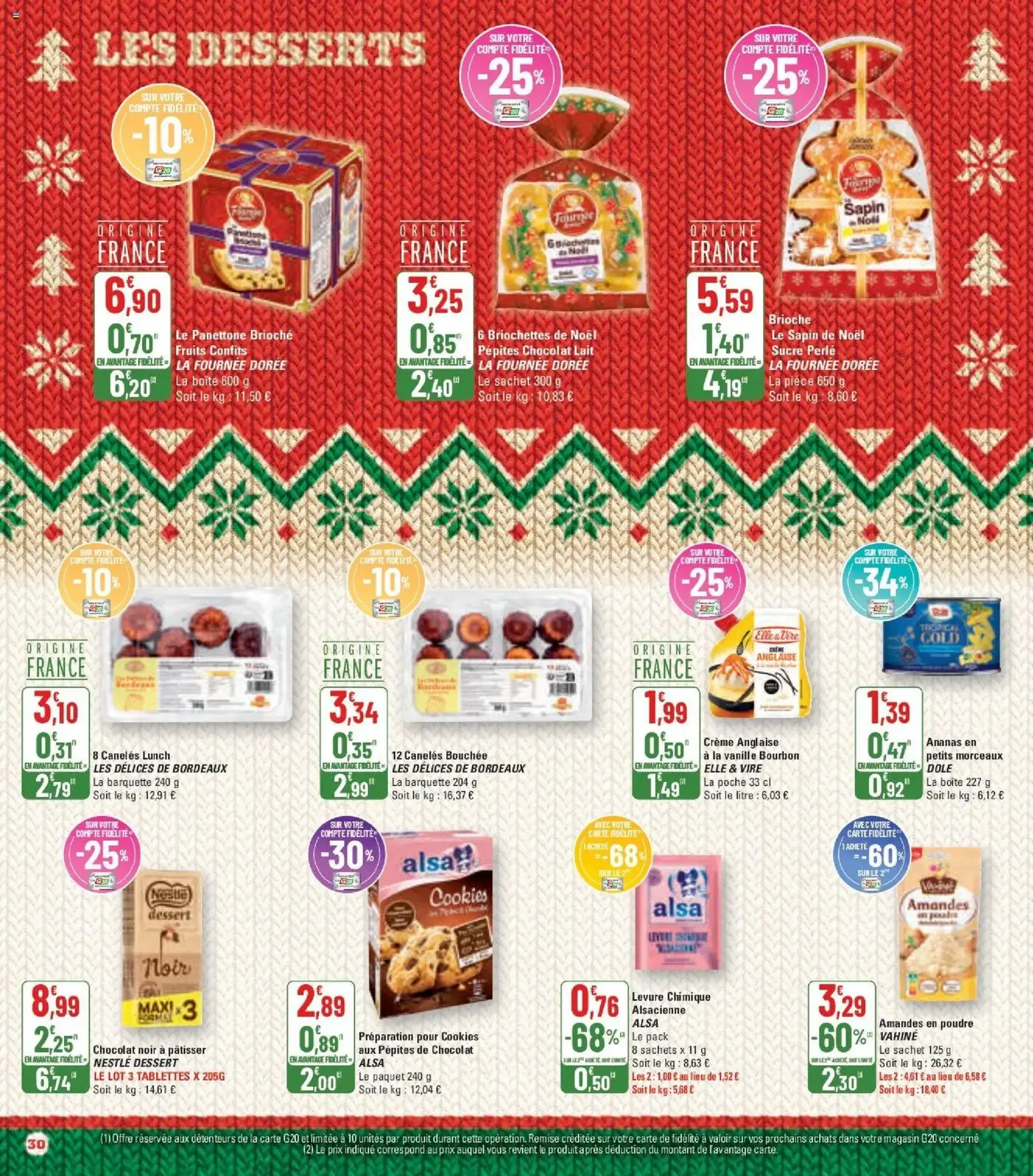 G20 Supermarchés catalogue - brochure valable à partir du 17/12/2025, page 30 sur 37