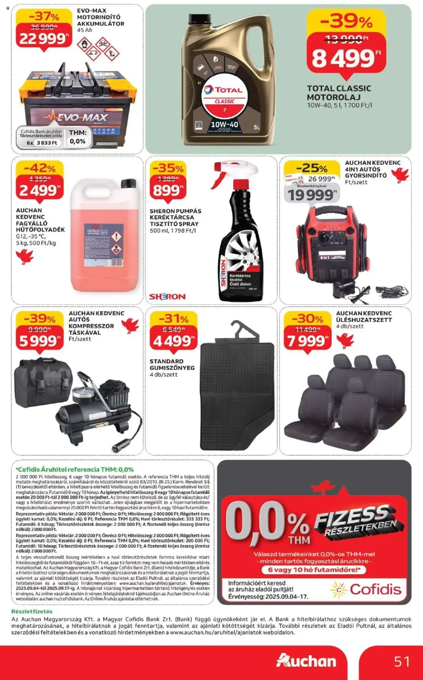 Auchan Akciós újság - 2025.09.04. érvényes szórólap 51 oldal 52 oldalból Auchan Akciós újság - 2025.09.04. érvényes szórólap 51 oldal 52 oldalból