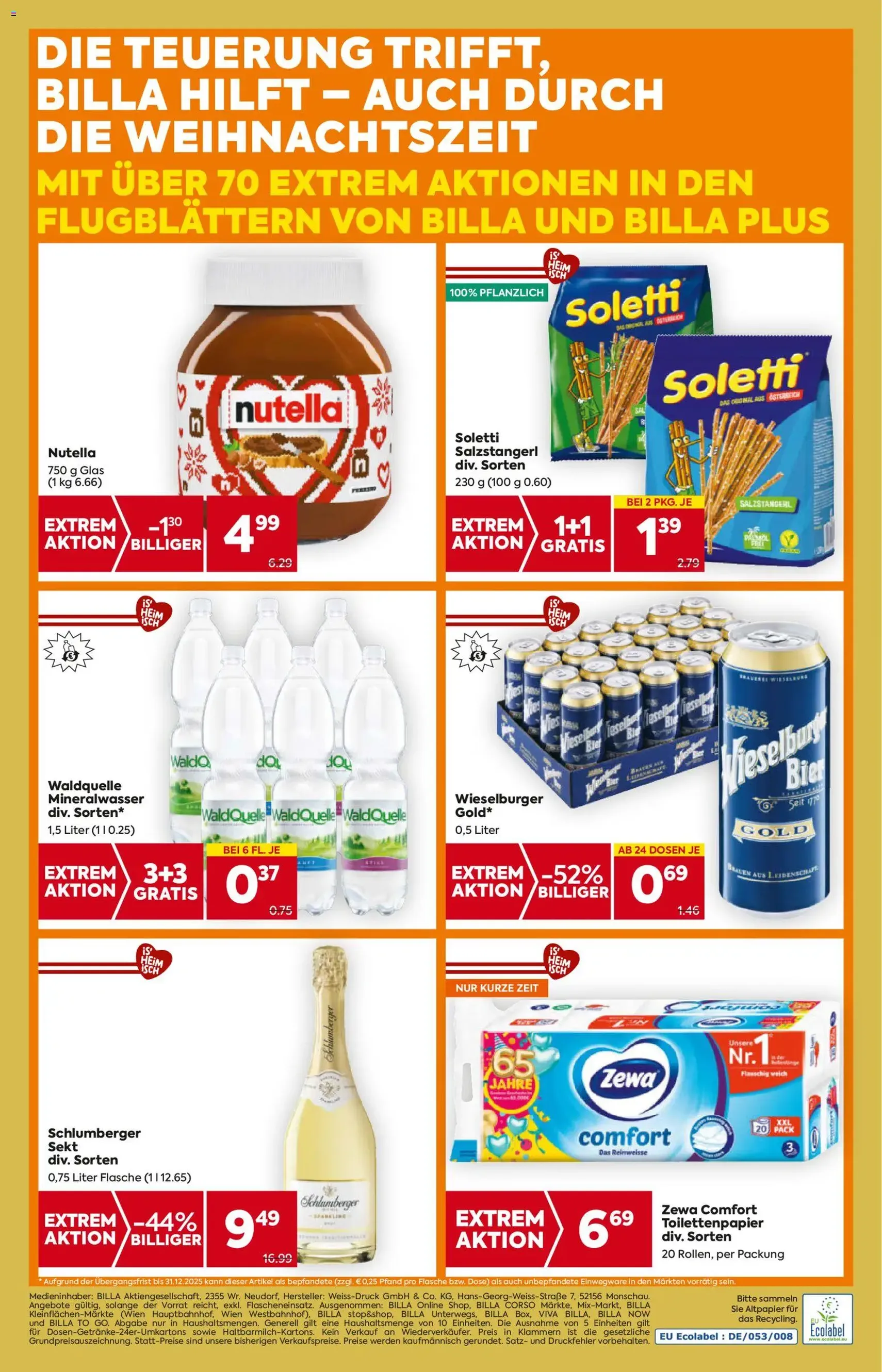 Billa Flugblatt - Gültiger Prospekt ab 27.11.2025, Seite 20 von insgesamt 20
