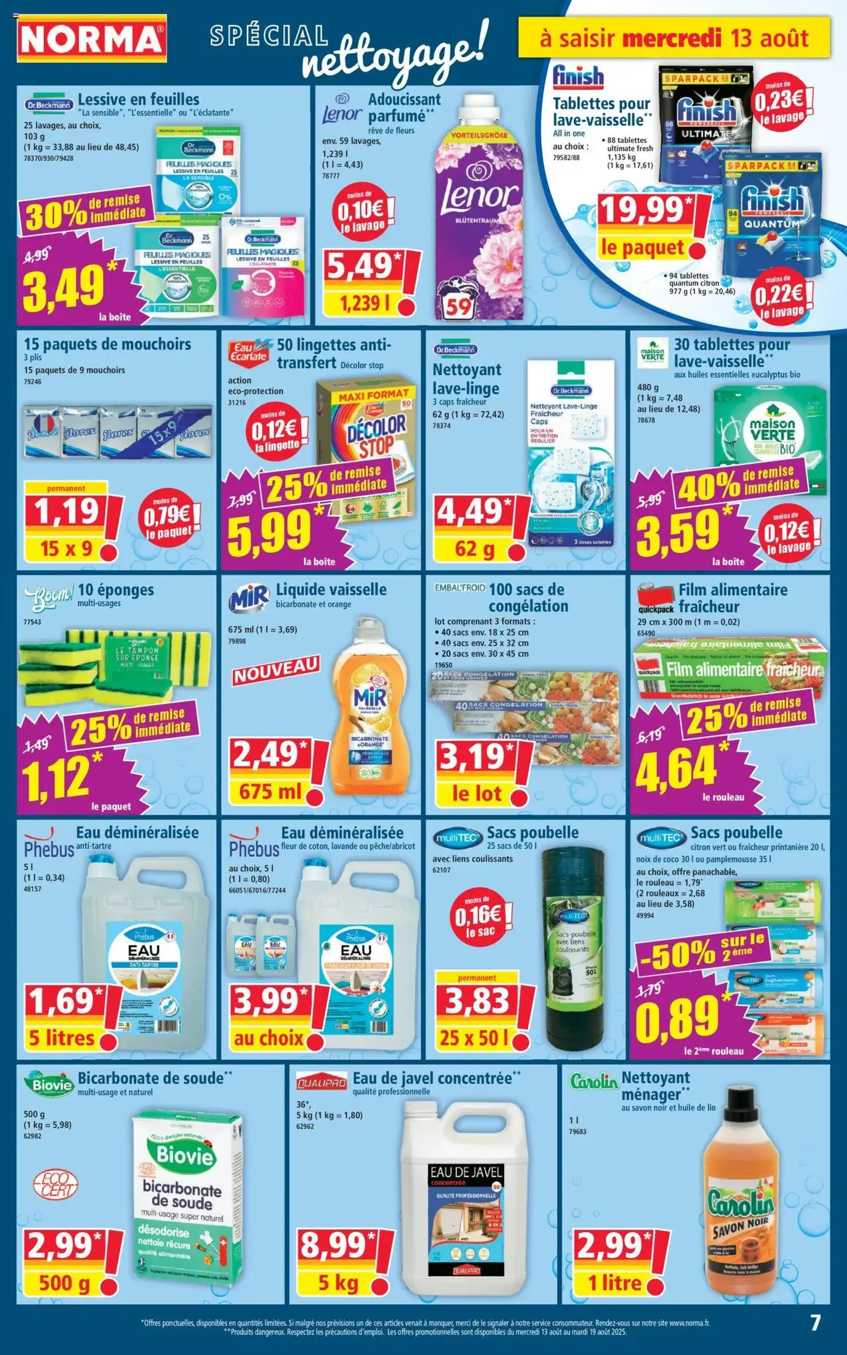 Norma catalogue - brochure valable à partir du 13/08/2025, page 7 sur 12
