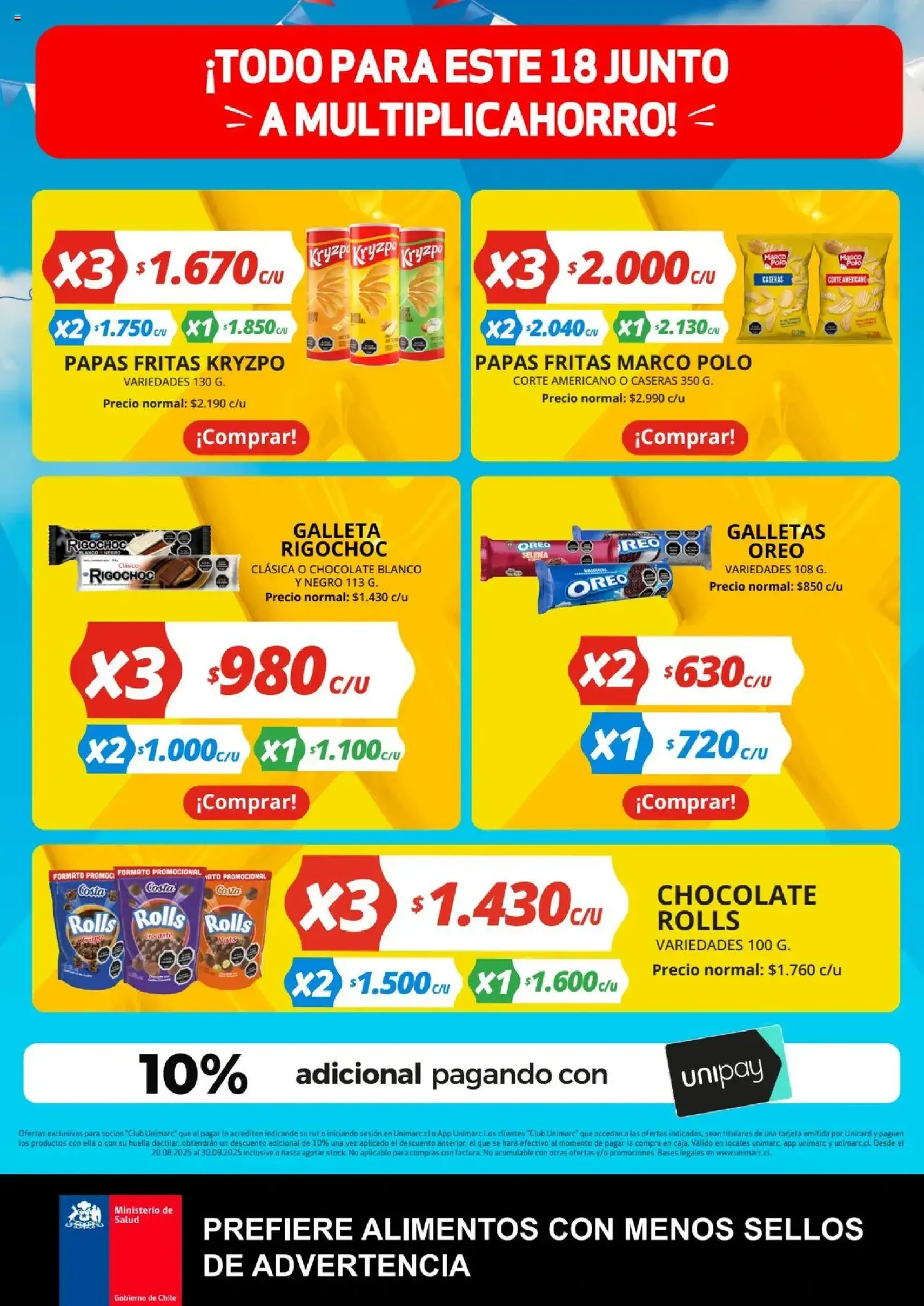 Unimarc ofertas - folleto válido desde 19.08.2025 página 7 de 11 Unimarc ofertas - folleto válido desde 19.08.2025 página 7 de 11