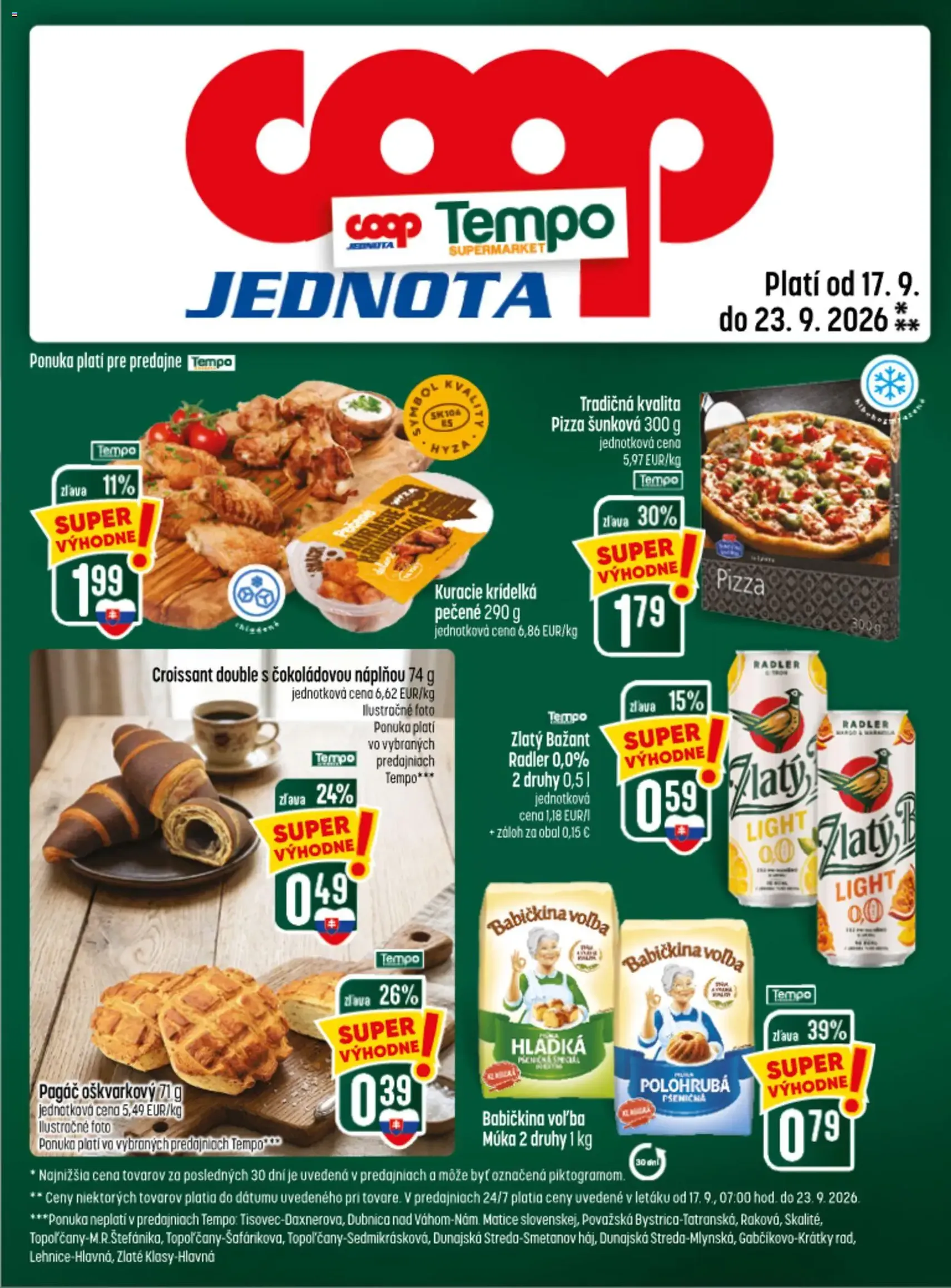 COOP Jednota leták - platný leták od 17.09.2026 strana 25 z 28
