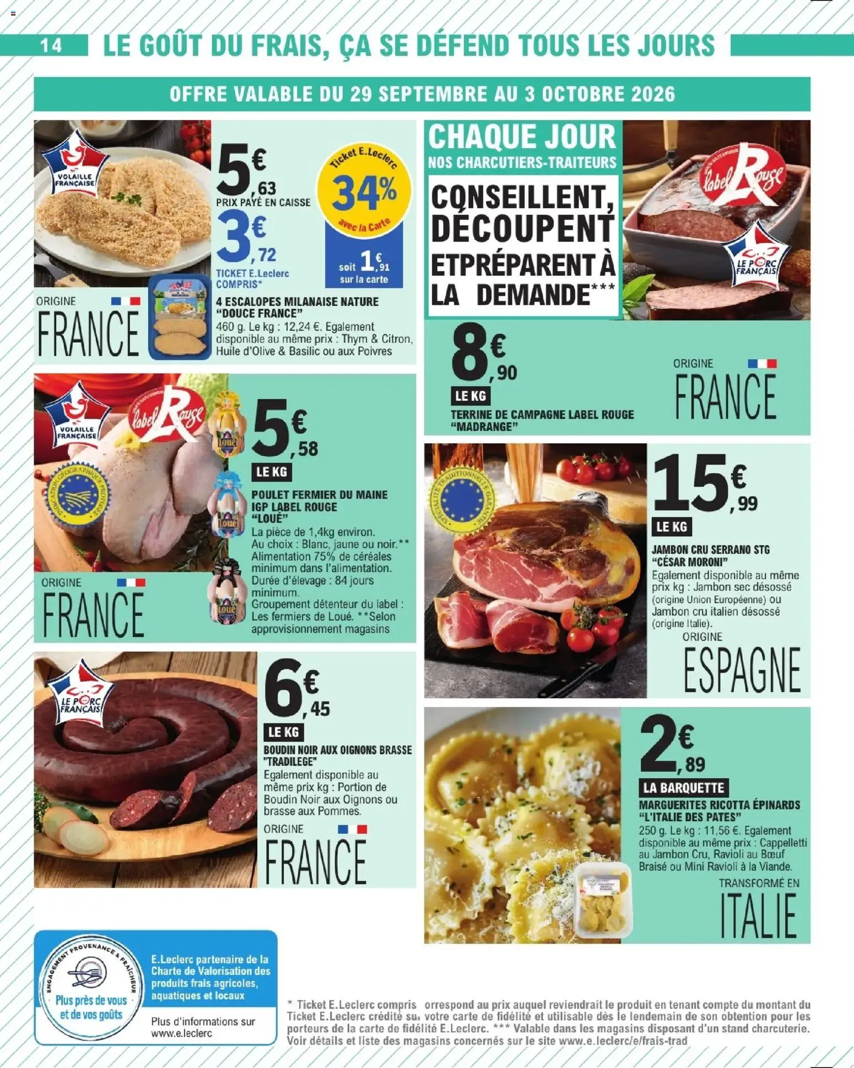 E.Leclerc catalogue - brochure valable à partir du 29/09/2026, page 14 sur 56