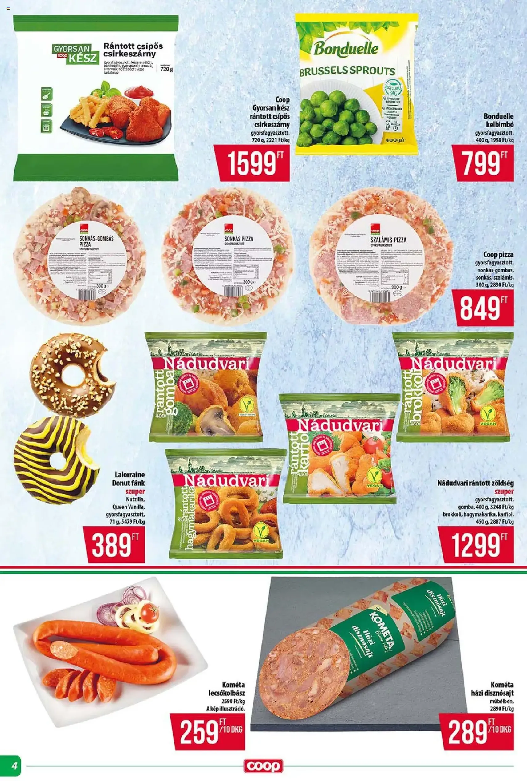 COOP Szolnok Akciós újság - 2026.02.12. érvényes szórólap 4 oldal 12 oldalból