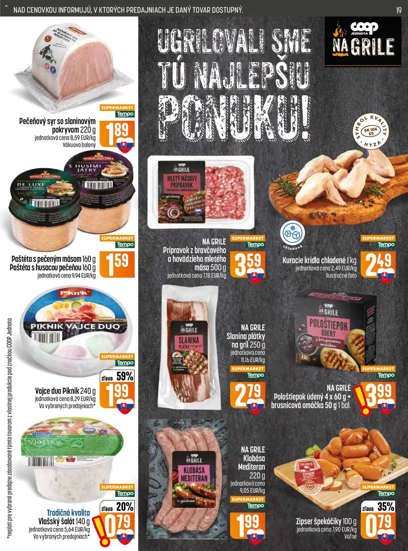 COOP Jednota leták - platný leták od 26.08.2026 strana 19 z 32