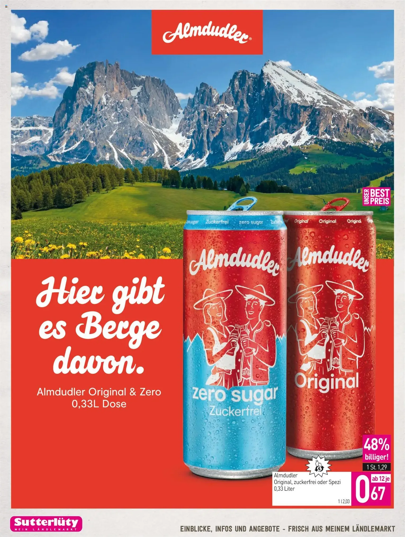 Sutterlüty Flugblatt - Gültiger Prospekt ab 03.09.2026, Seite 12 von insgesamt 16