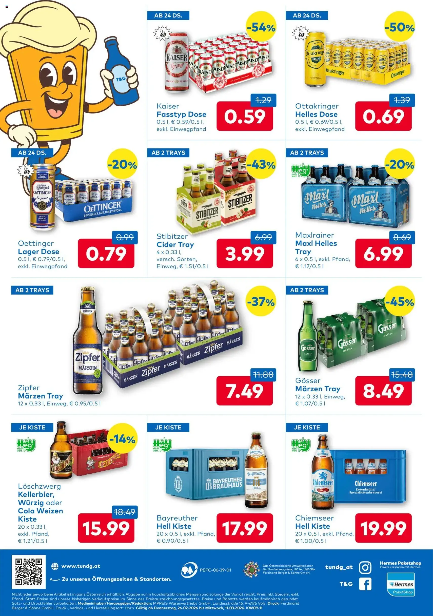 T&G Flugblatt - Gültiger Prospekt ab 26.02.2026, Seite 8 von insgesamt 10