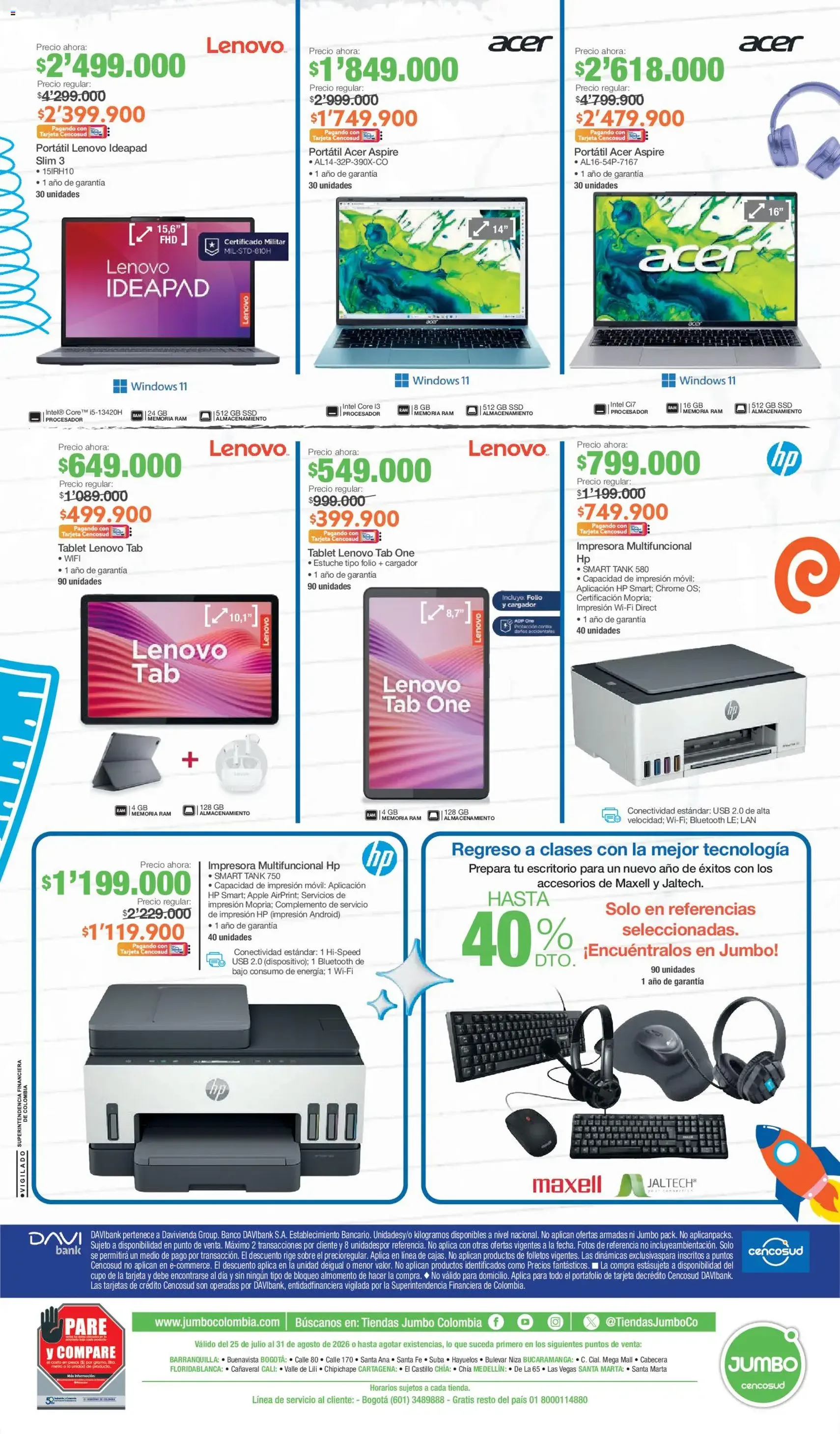 Jumbo Regresa a clase - folleto válido desde 25/07/2026 página 12 de 12