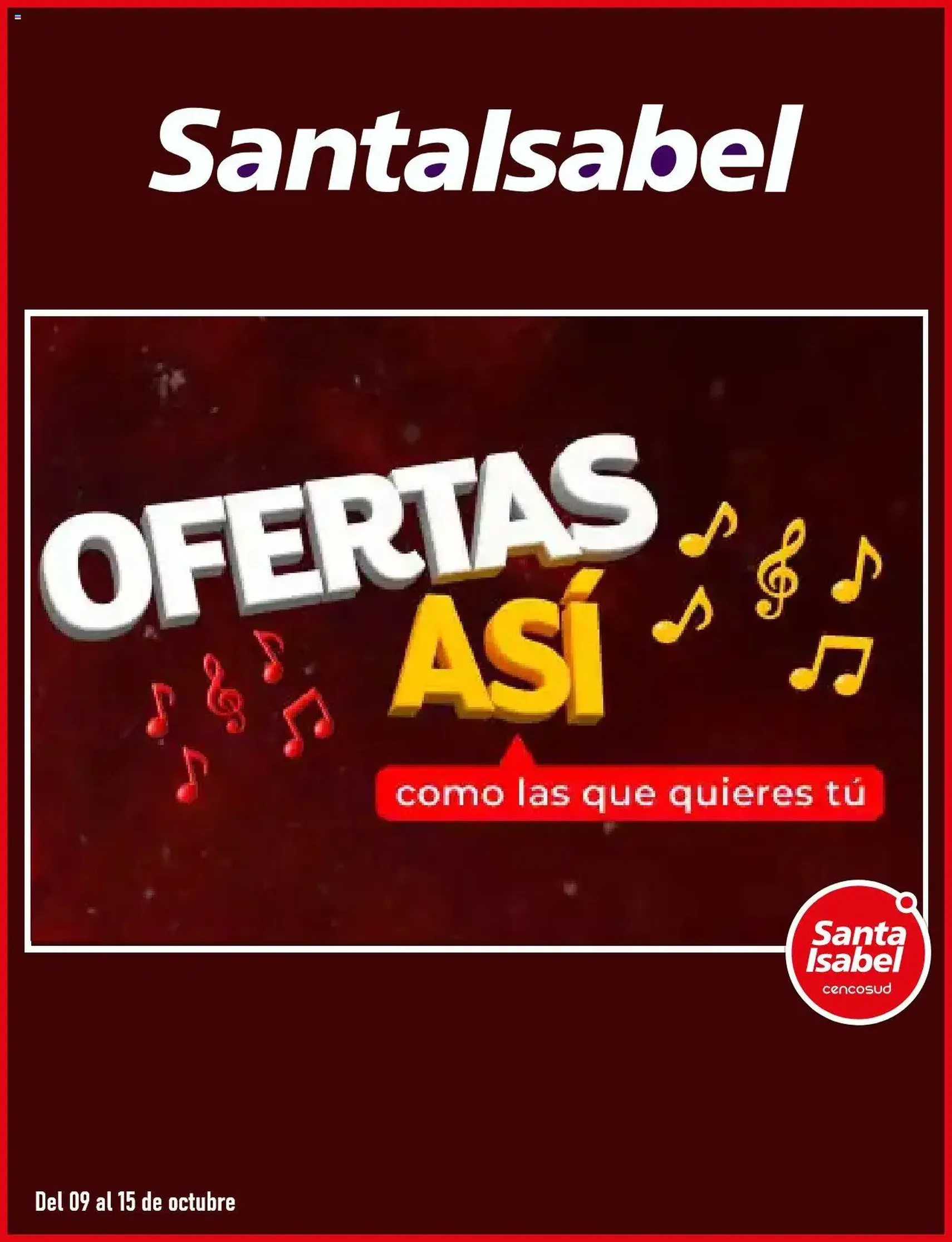 Santa Isabel ofertas - folleto válido desde 09.10.2025 página 1 de 5
