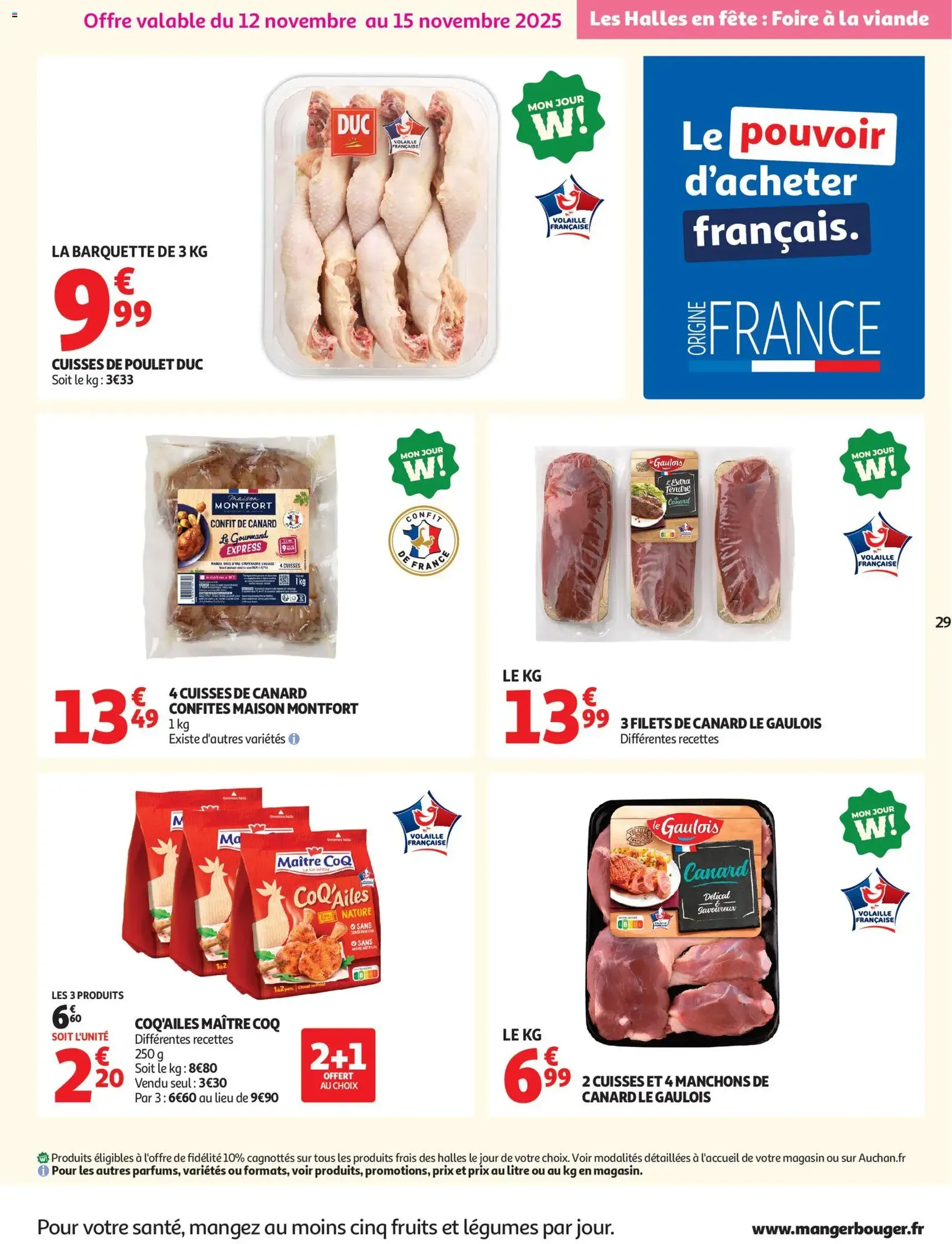Auchan prospectus - brochure valable à partir du 12/11/2025, page 29 sur 46